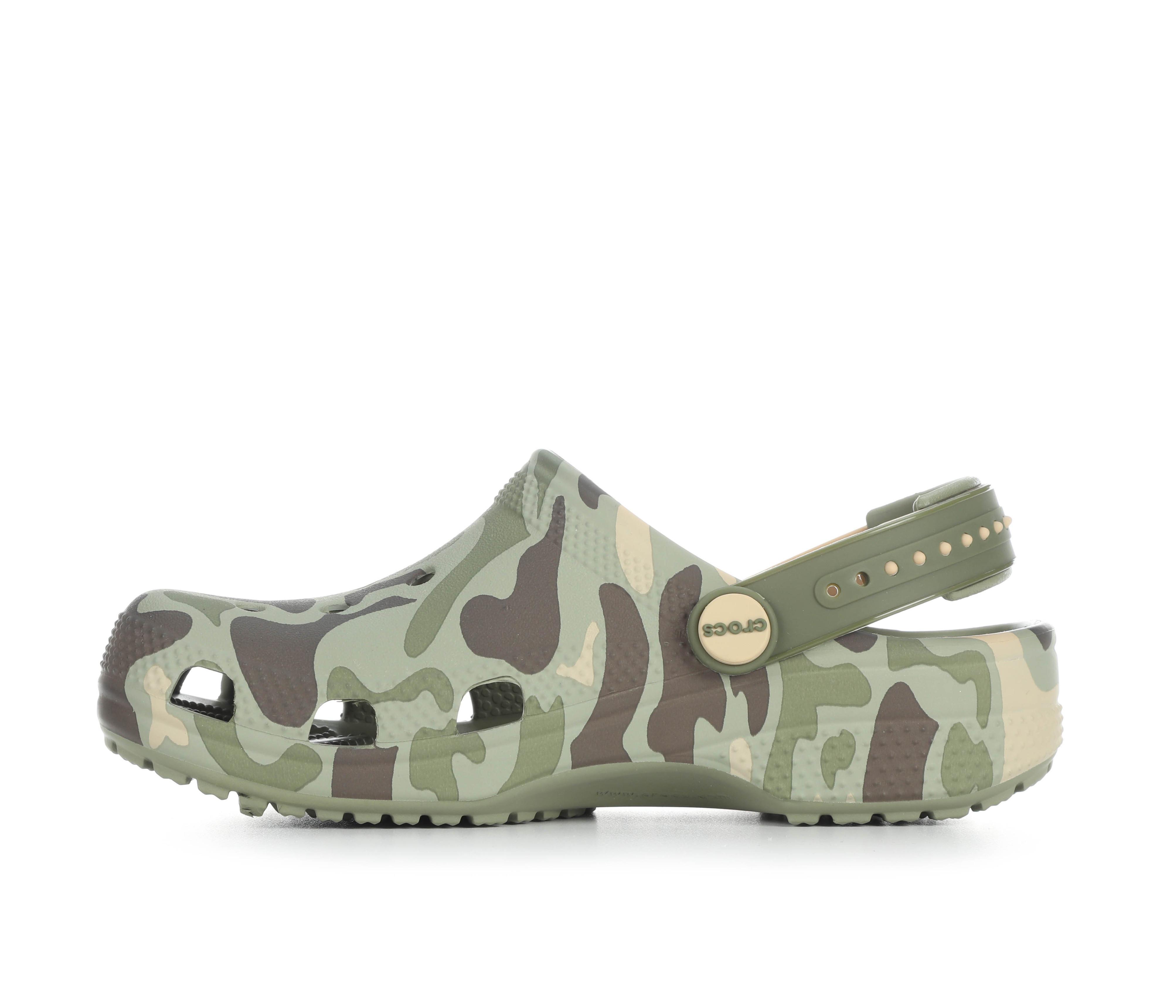Kids' Crocs Little Kid & Big Classic Snap Back Camo Clog