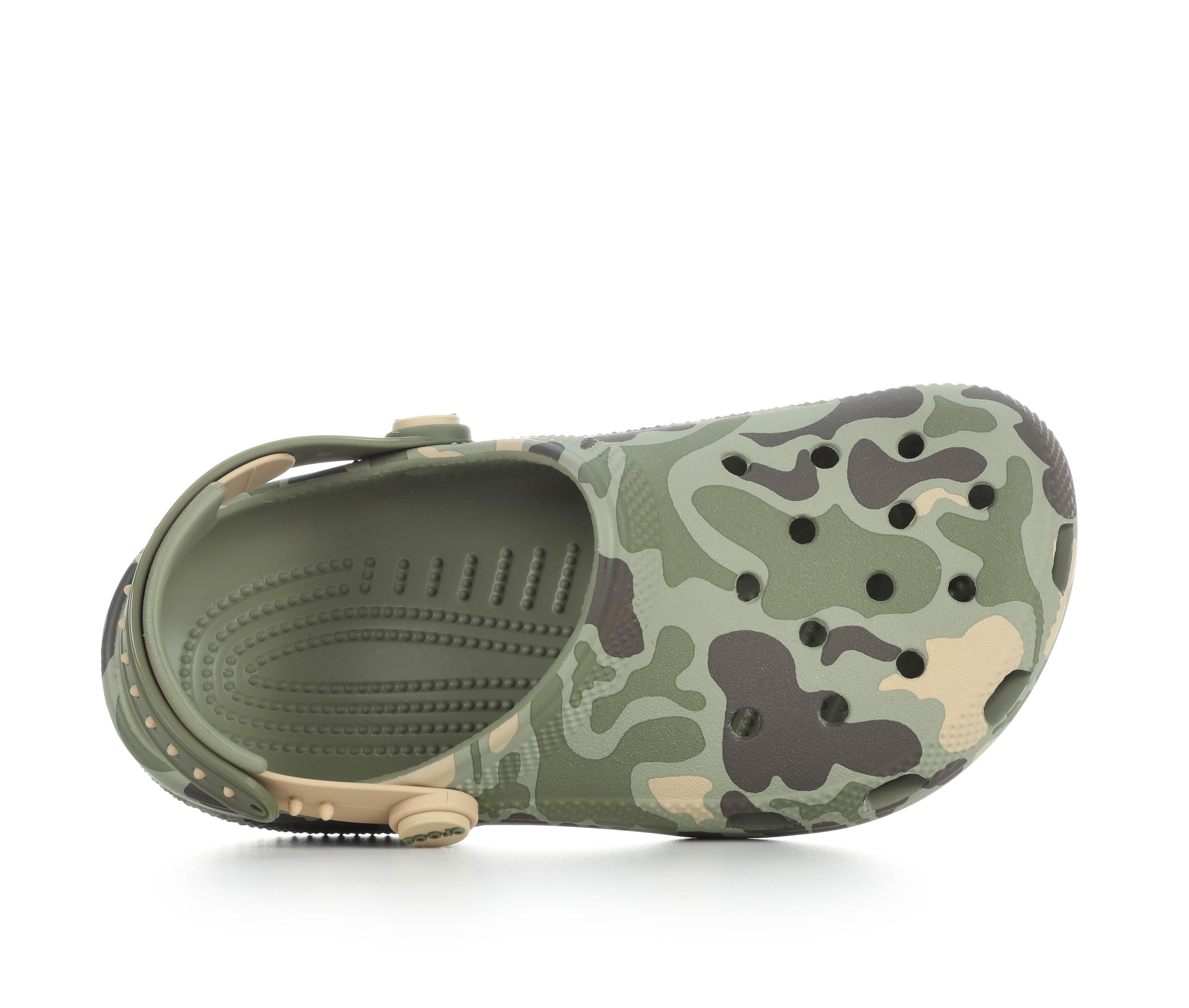 Kids' Crocs Little Kid & Big Classic Snap Back Camo Clog