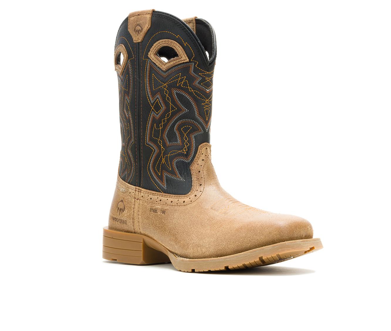Men's Wolverine Wheatland Pull-On Steel Toe Work Boots - thumbnail 6