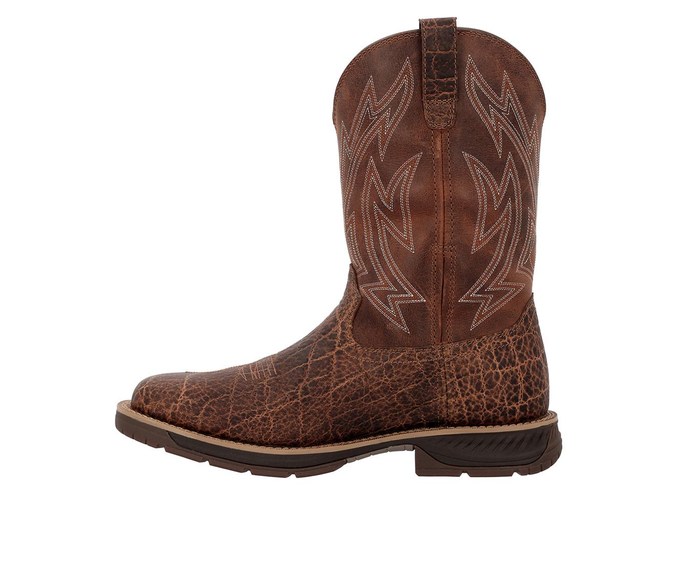 Men's Rocky Ride Lite Carbon Toe Western Boot Cowboy Boots