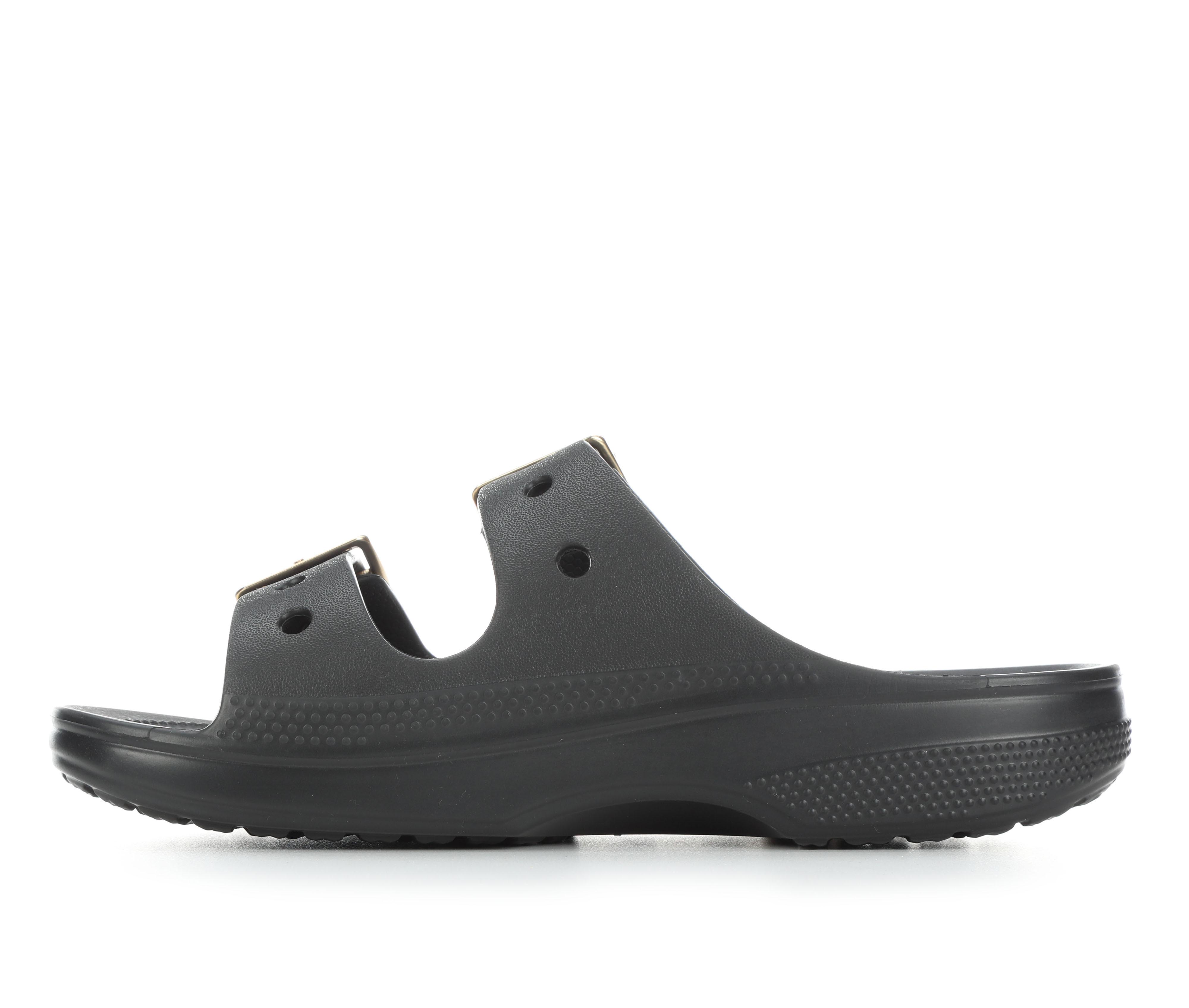 Women's Crocs Saturday Metallic Buckle Sandal