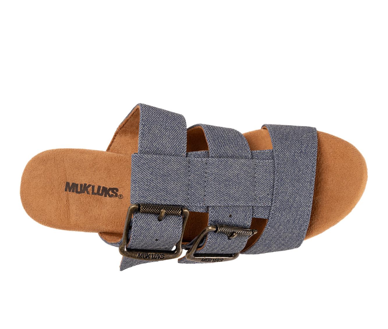 Women's MUK LUKS Myra Heeled Sandals