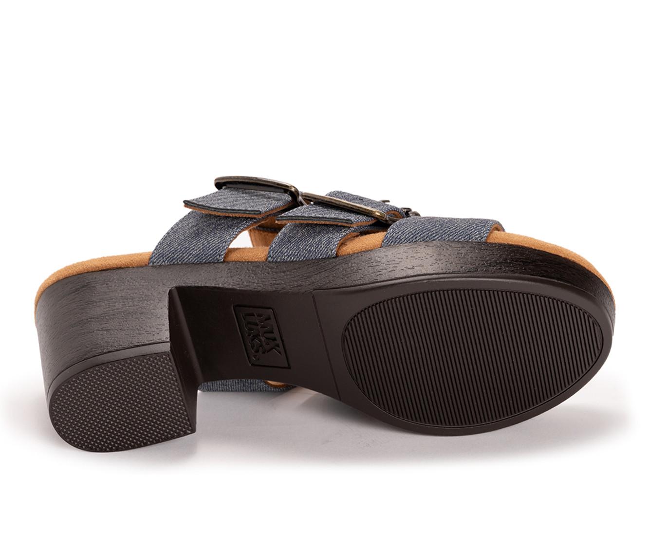 Women's MUK LUKS Myra Heeled Sandals