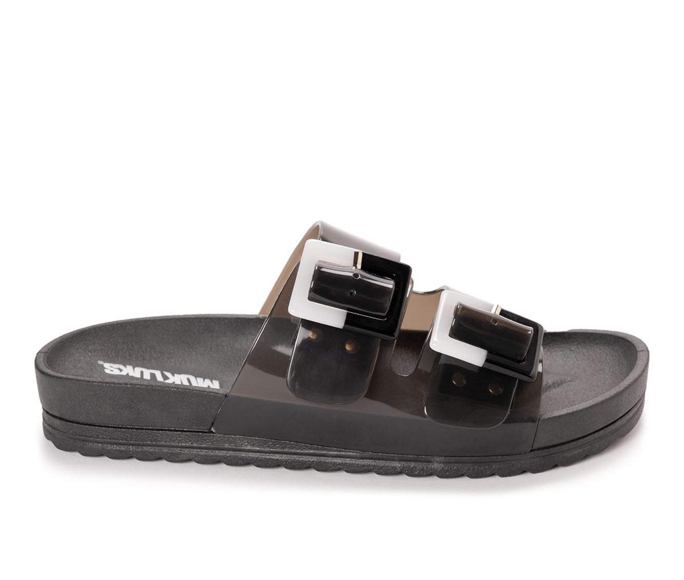 Women's MUK LUKS Grand Cayman Lucite Slide Sandals