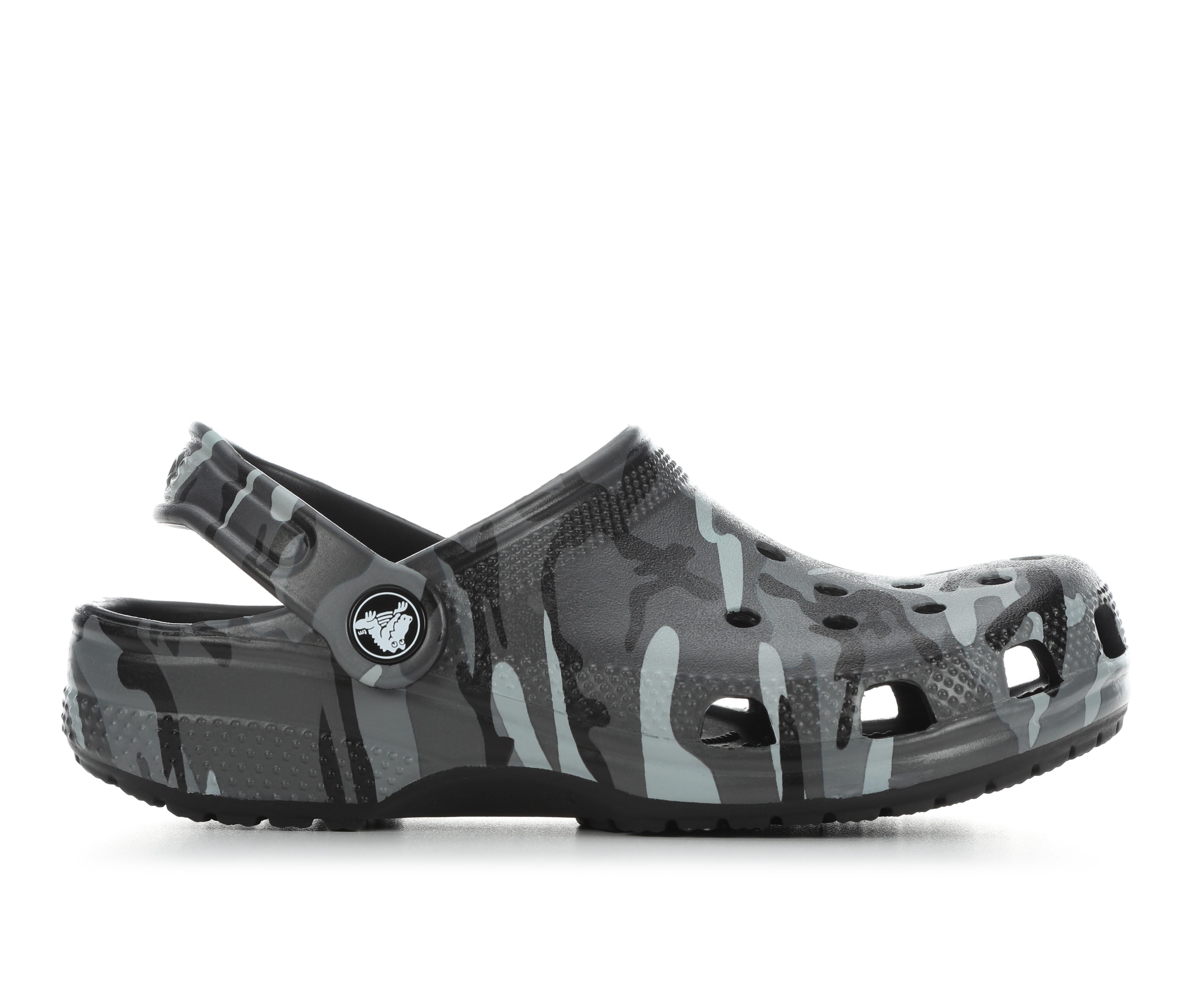 Boys' Crocs Little Kid & Big Classic Graphic Camo Clogs
