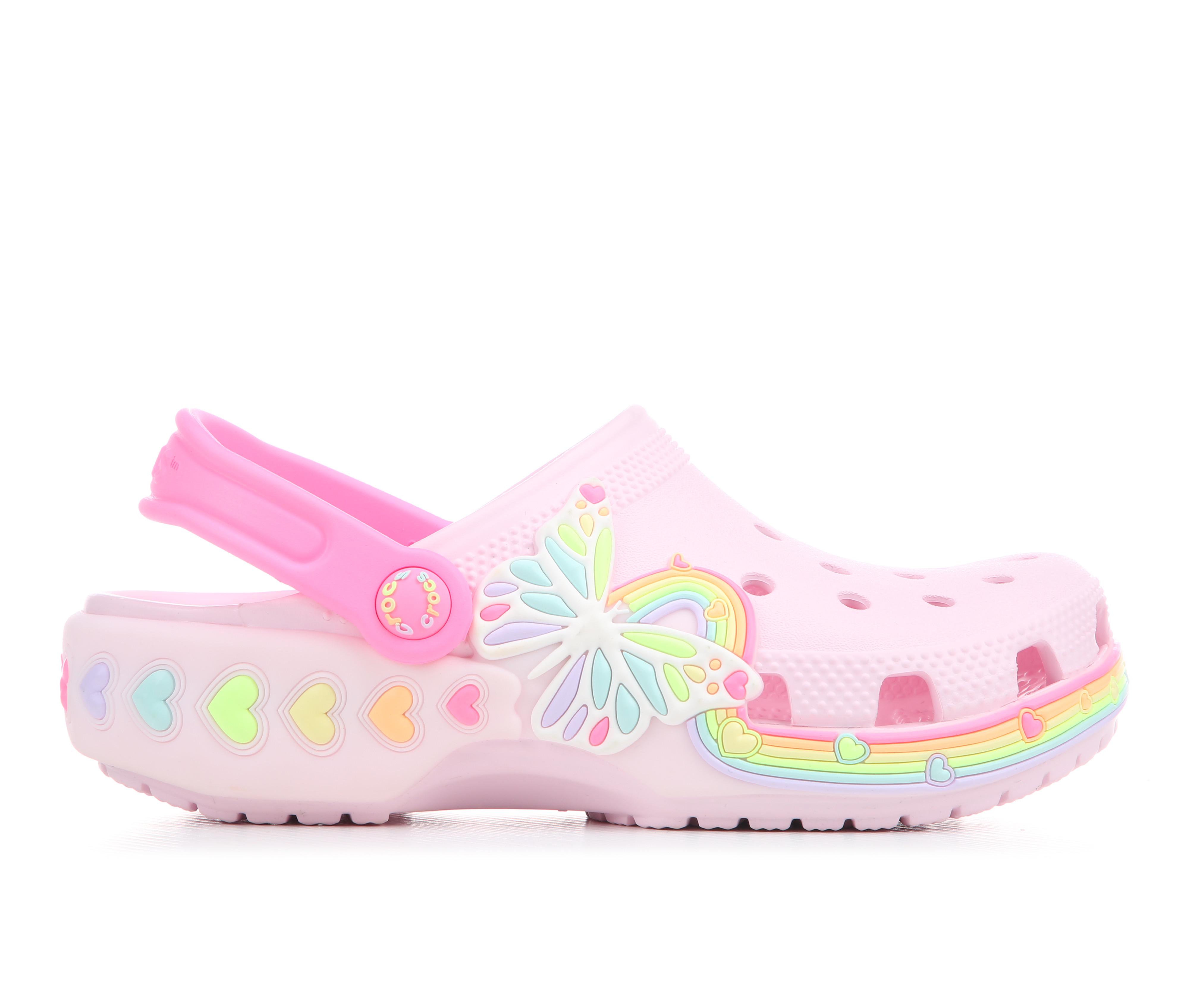 Girls' Crocs Little Kid & Big Funlab Butterfly Clogs