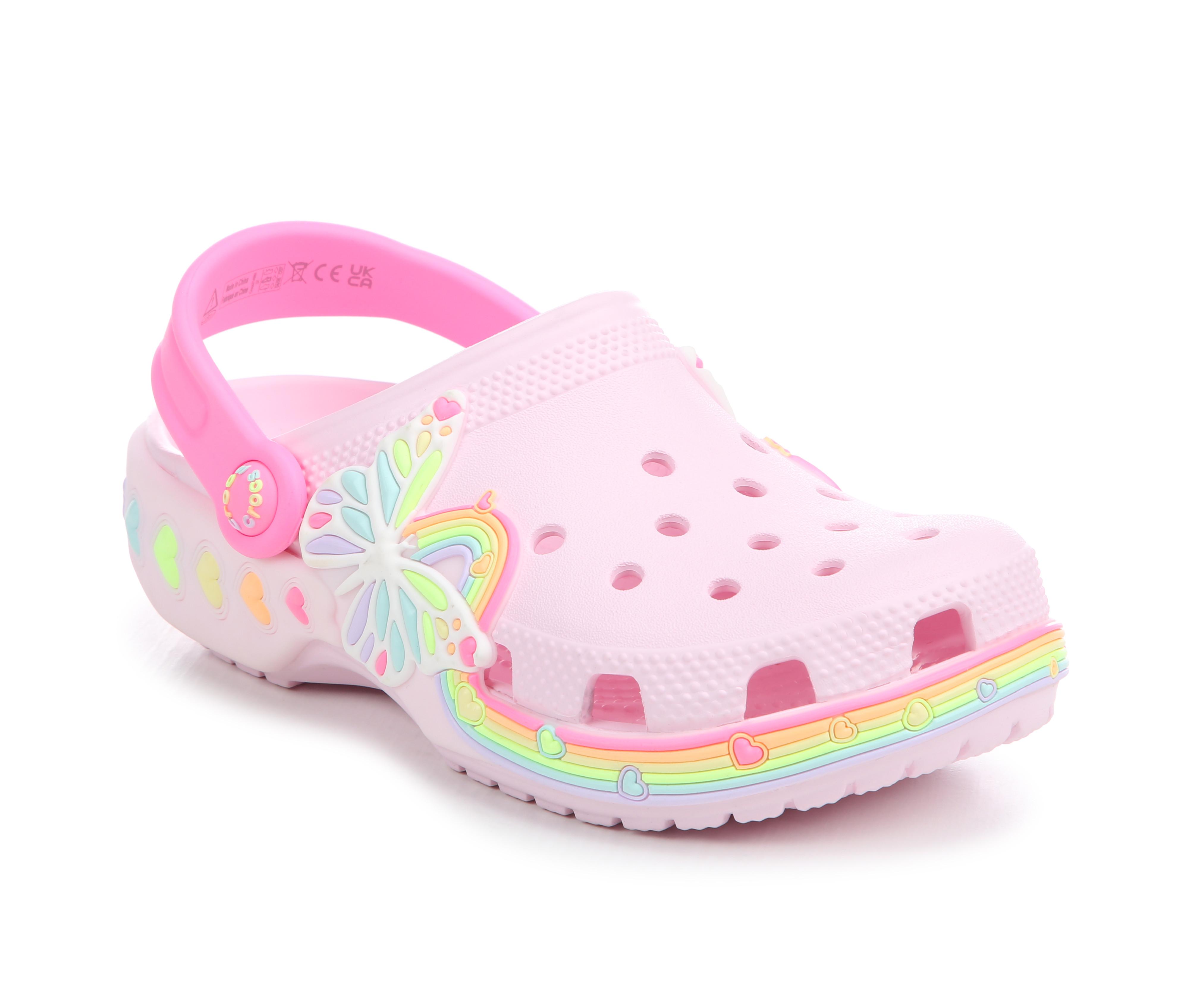 Girls' Crocs Little Kid & Big Funlab Butterfly Clogs