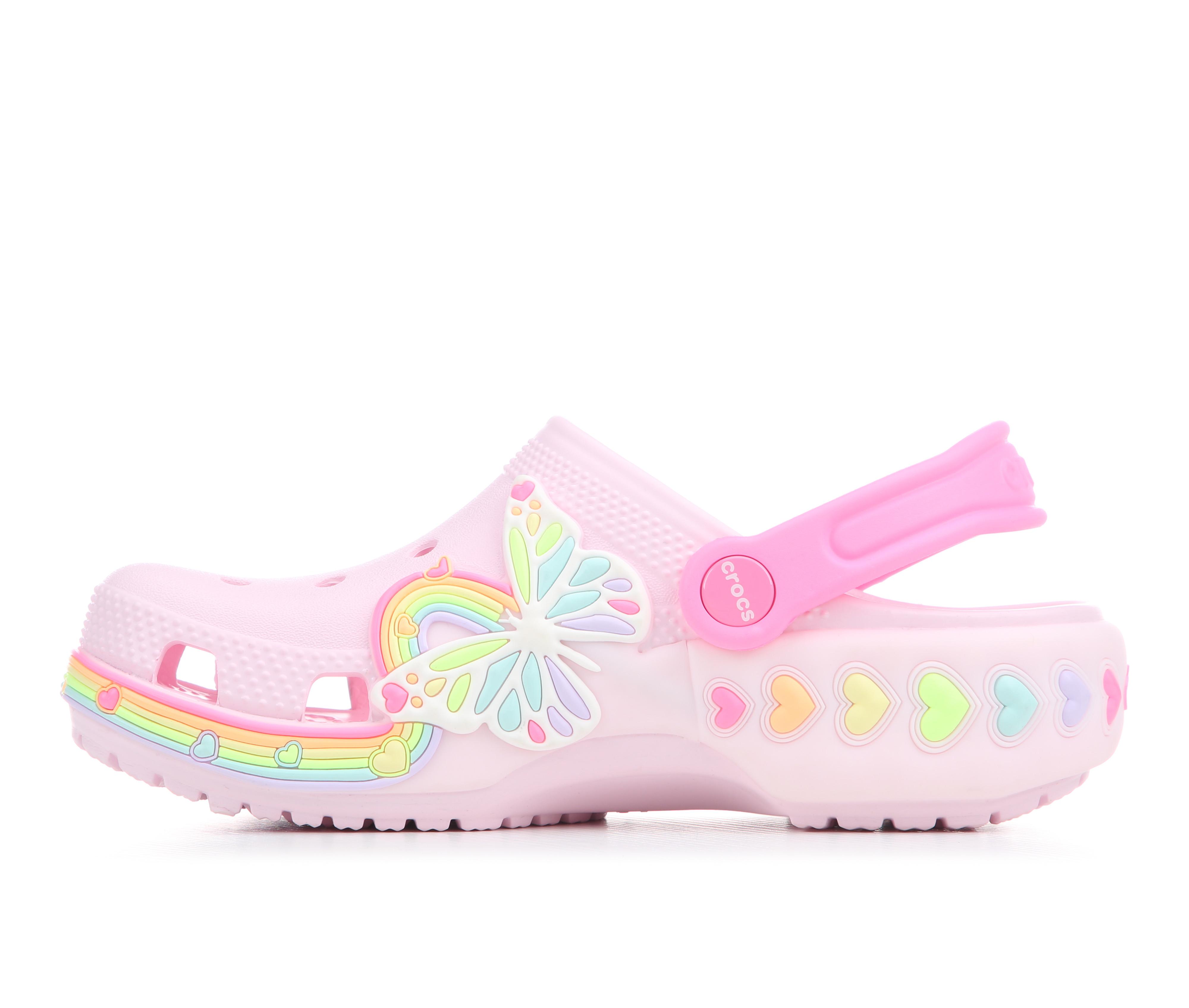 Girls' Crocs Little Kid & Big Funlab Butterfly Clogs