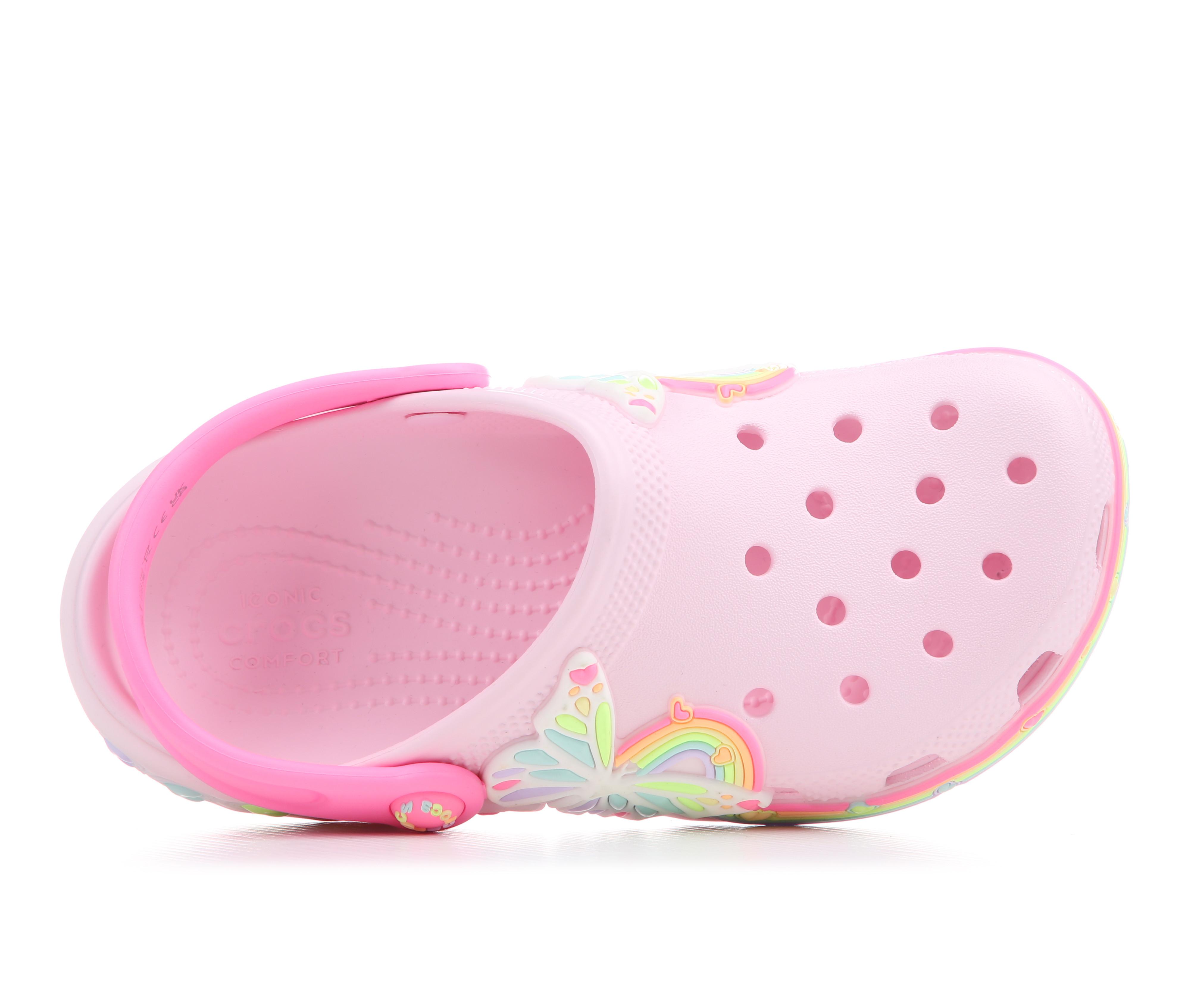 Girls' Crocs Little Kid & Big Funlab Butterfly Clogs
