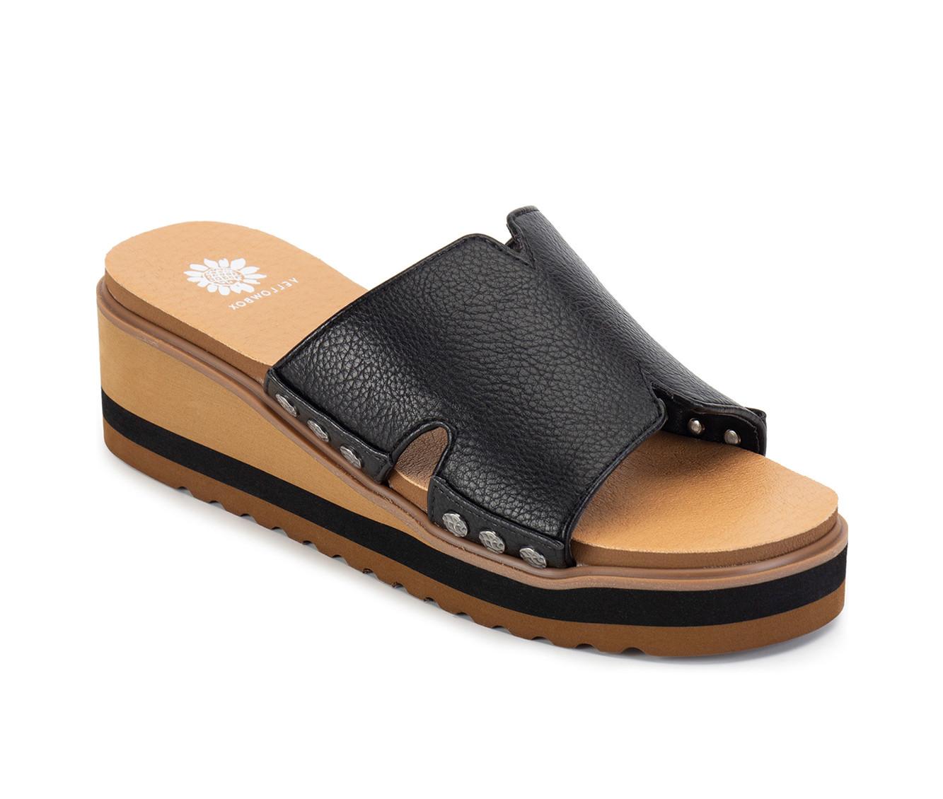 Women's Yellow Box Alameda Wedge Sandals