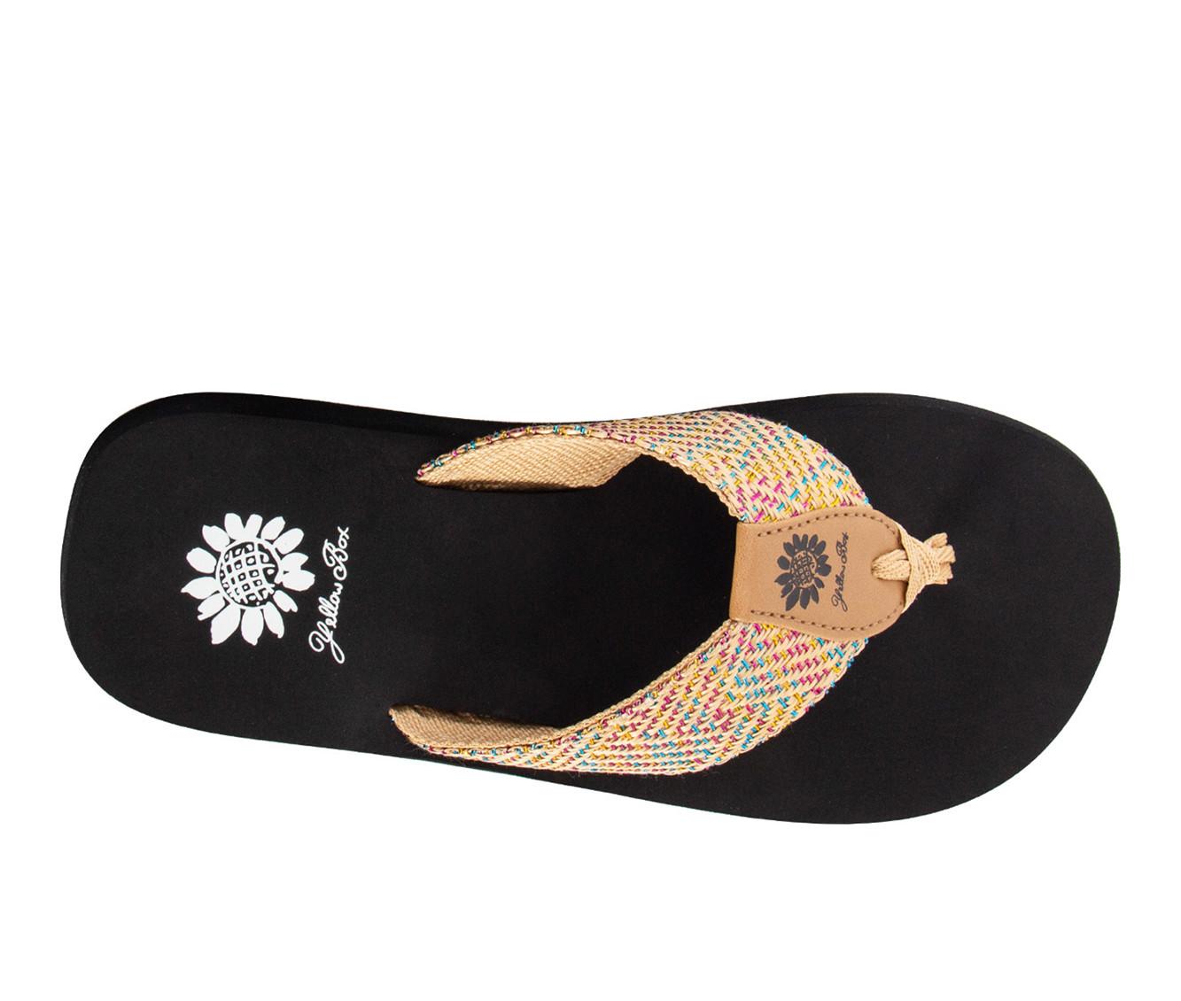 Women's Yellow Box Farlin Flip-Flops | Shoe Carnival