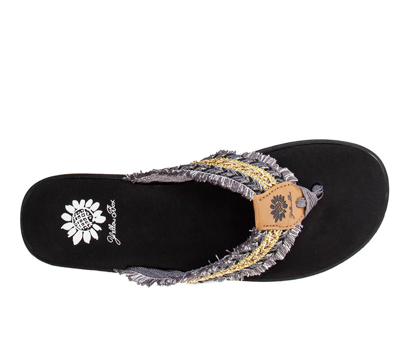 Women's Yellow Box Flavian Flip-Flops