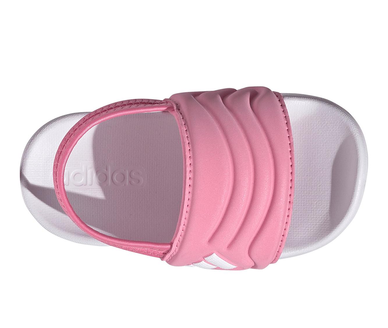 Girls' Adidas Infant & Toddler Adilette Estrap Sport Slides