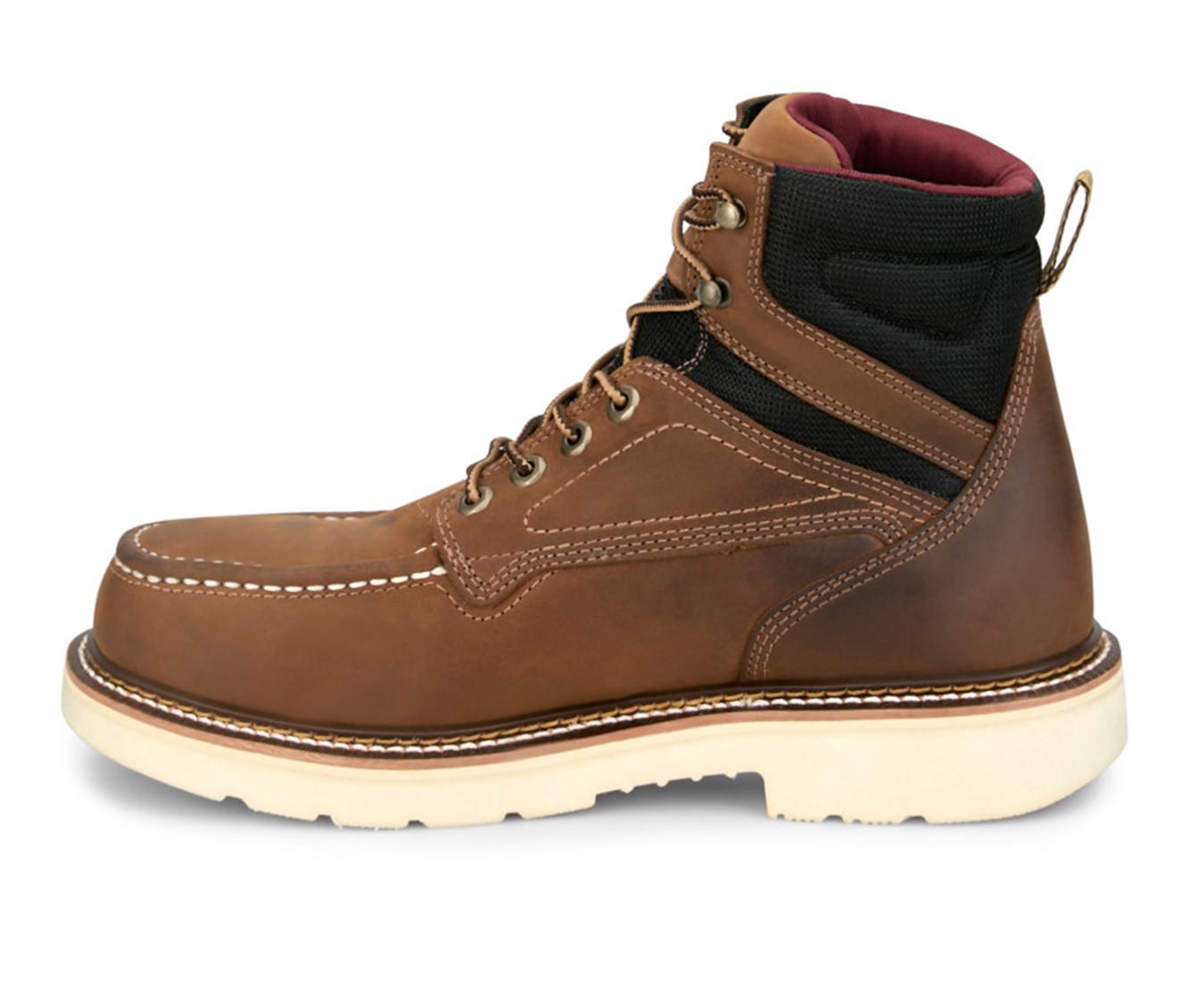Men's Justin Boots Hardwire 90 Heel Steel Toe Work