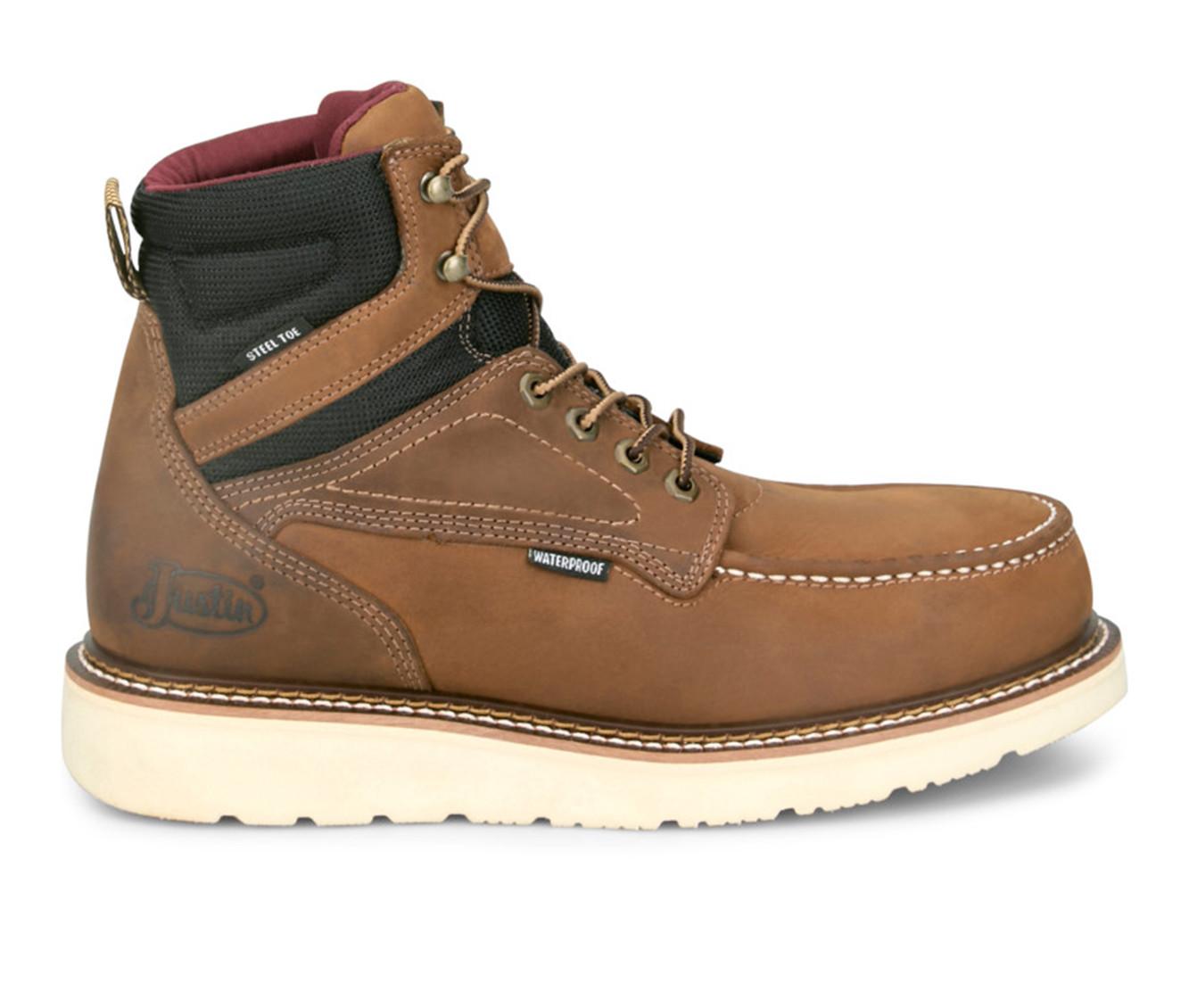 Men's Justin Boots Hardwire Wedge Steel Toe Work