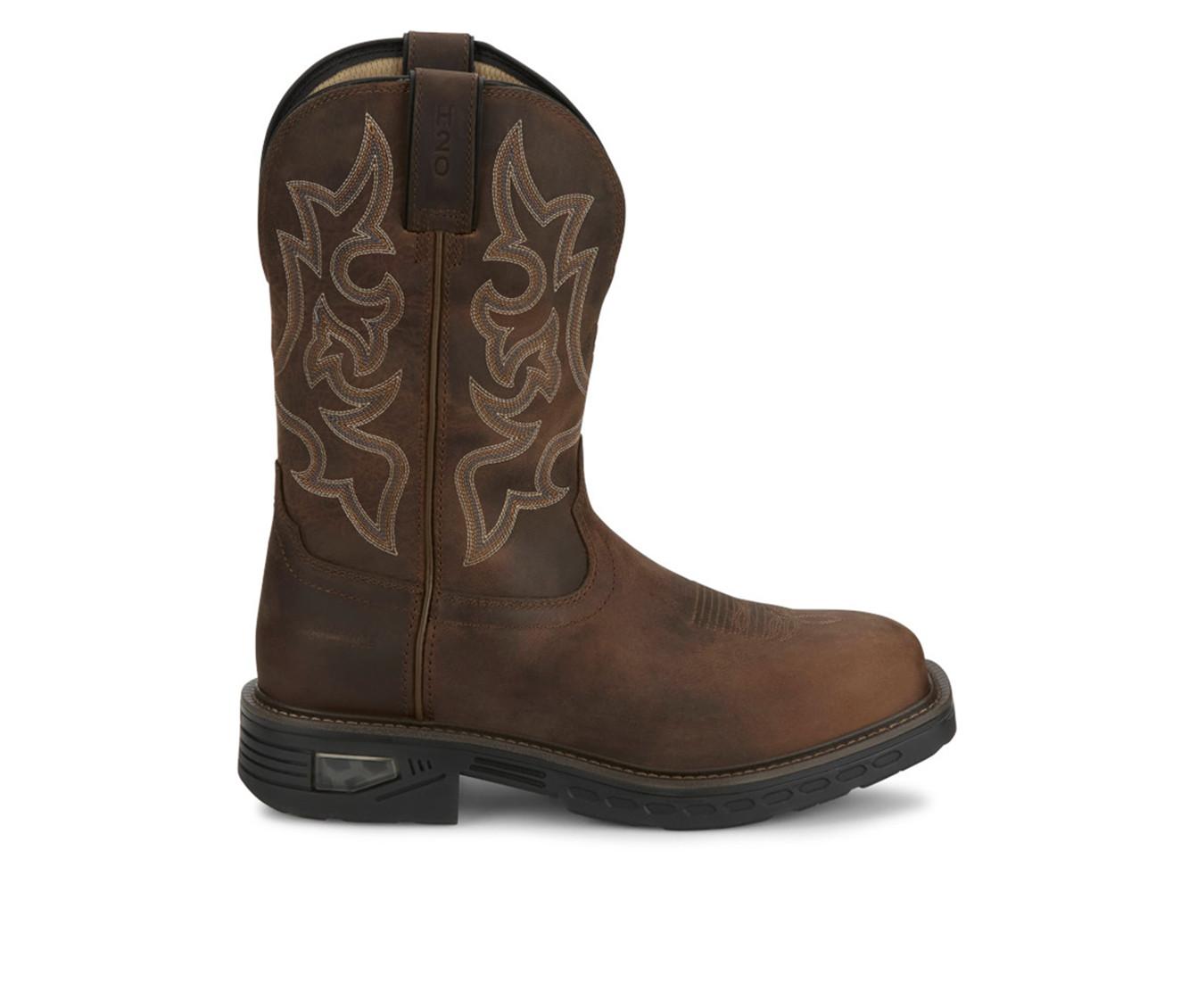 Men's Justin Boots Rigman Composite Toe Western Boot Cowboy