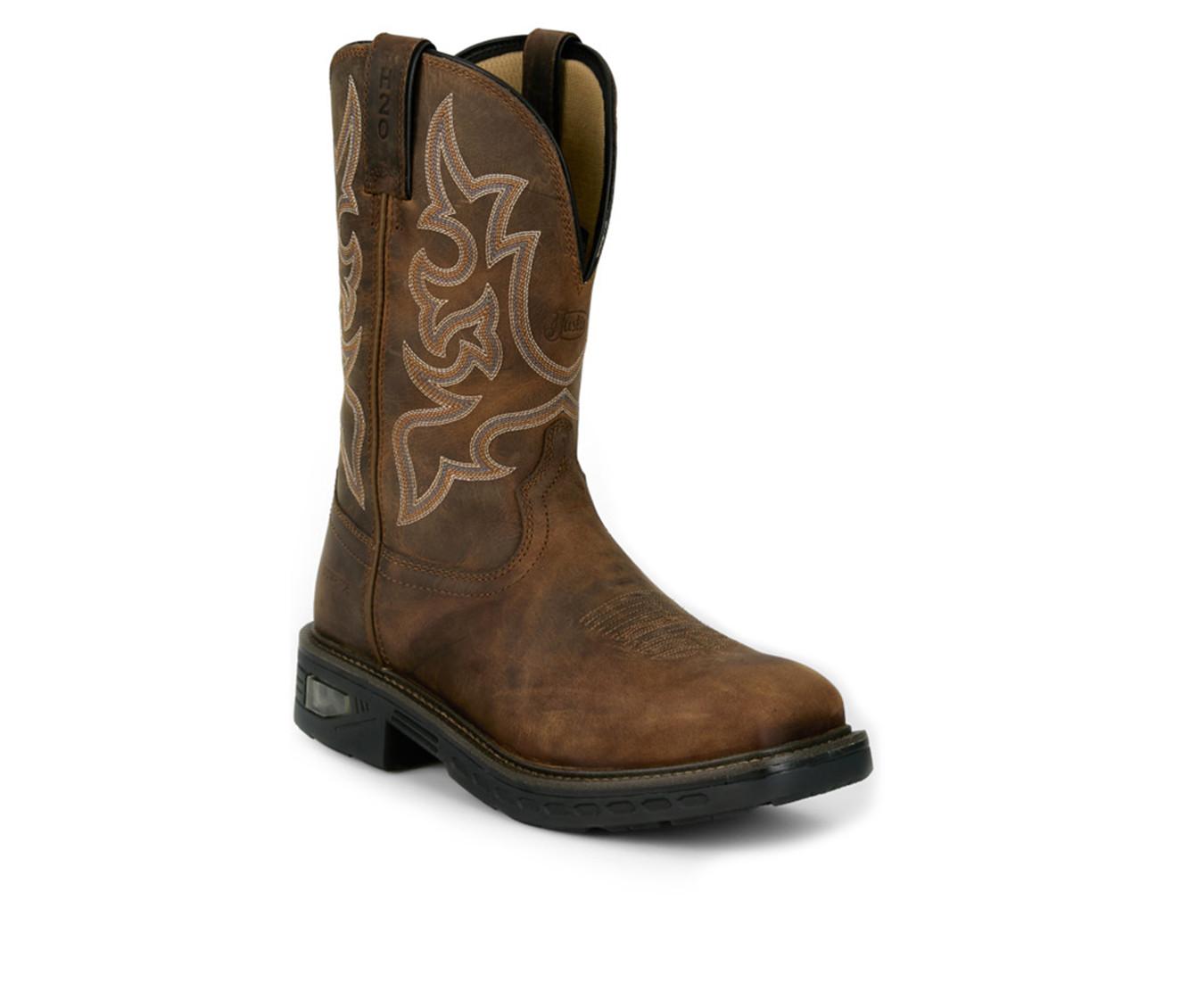 Men's Justin Boots Rigman Composite Toe Western Boot Cowboy