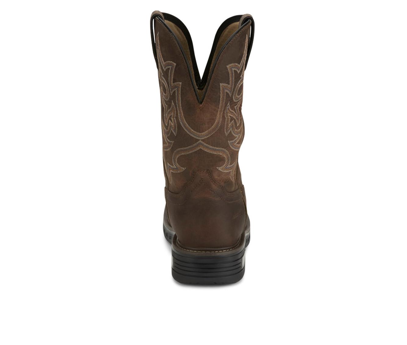 Men's Justin Boots Rigman Composite Toe Western Boot Cowboy