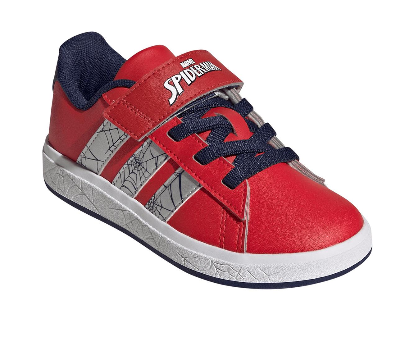 Boys' Adidas Little Kid & Big Grand Court Spider Sneakers