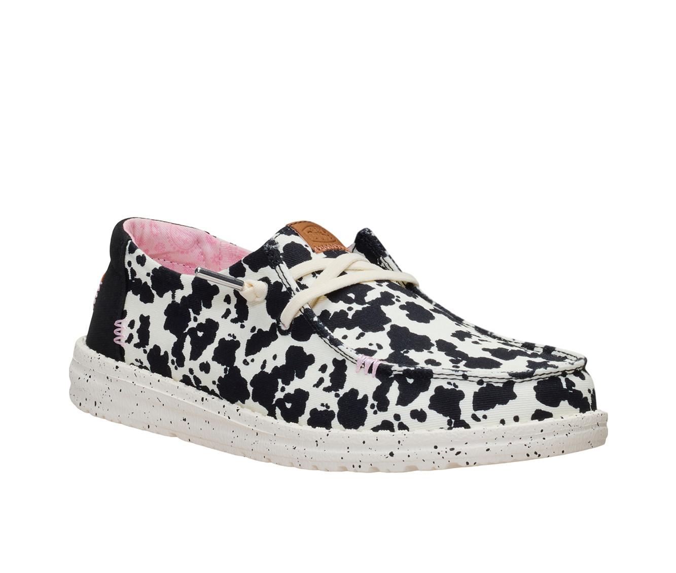 Women's HEYDUDE Wendy Spotted Cow Casual Shoes