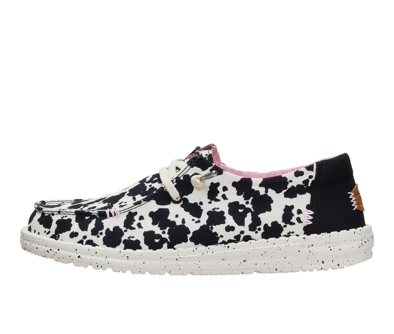 Women's HEYDUDE Wendy Spotted Cow Casual Shoes