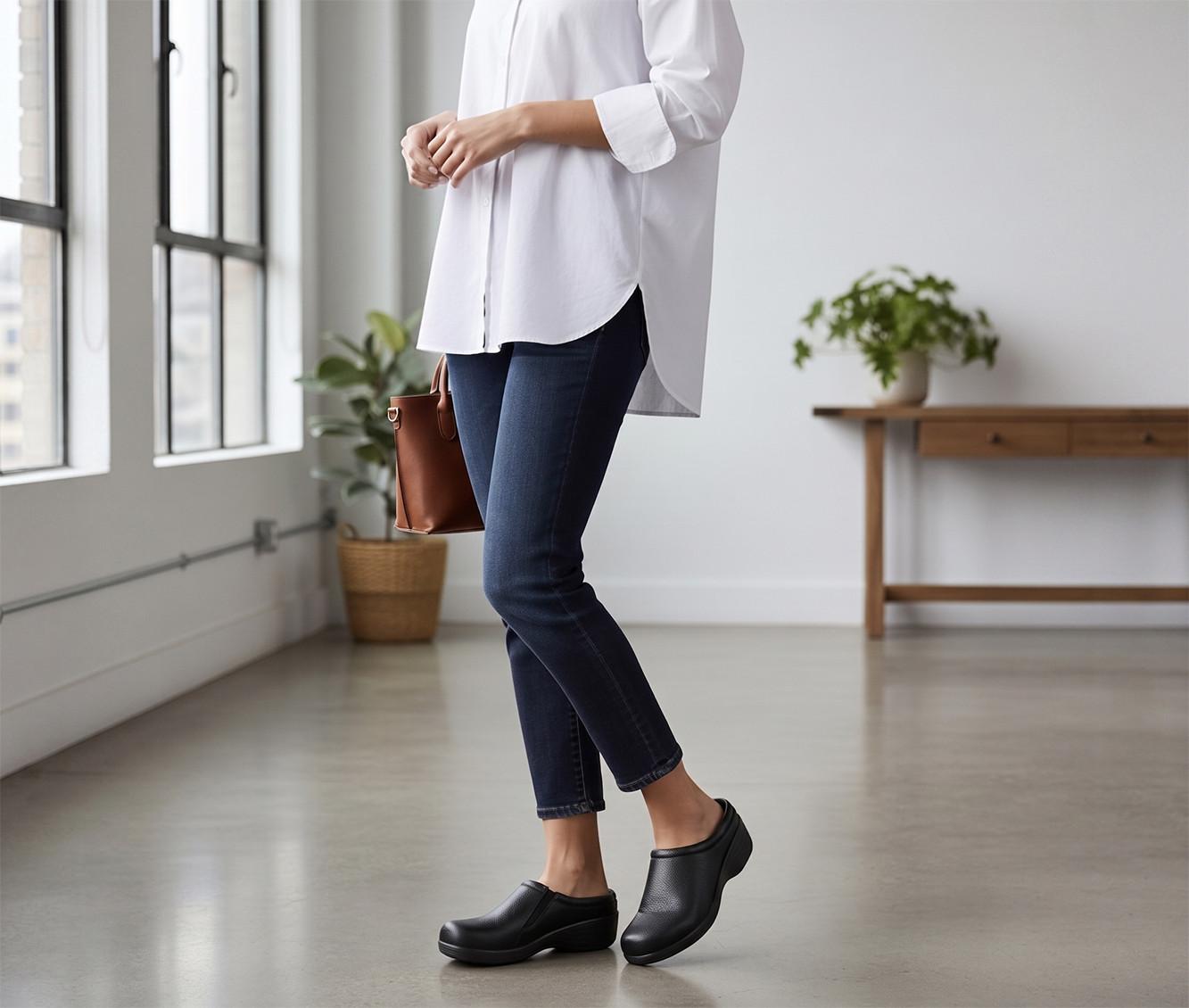 Women's Easy Street Beck Slip Resistant Clogs