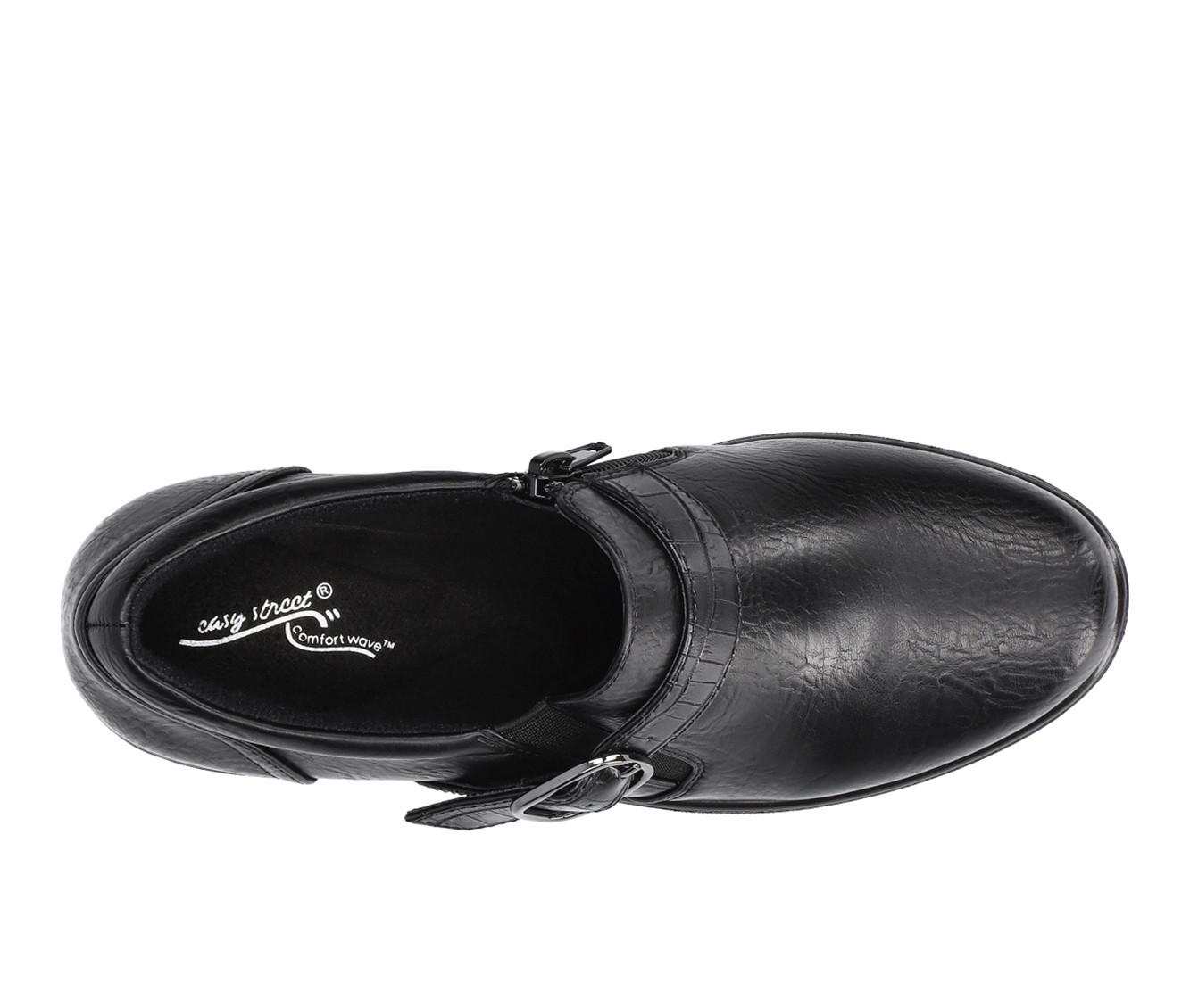 Women's Easy Street Black Croco Shootie