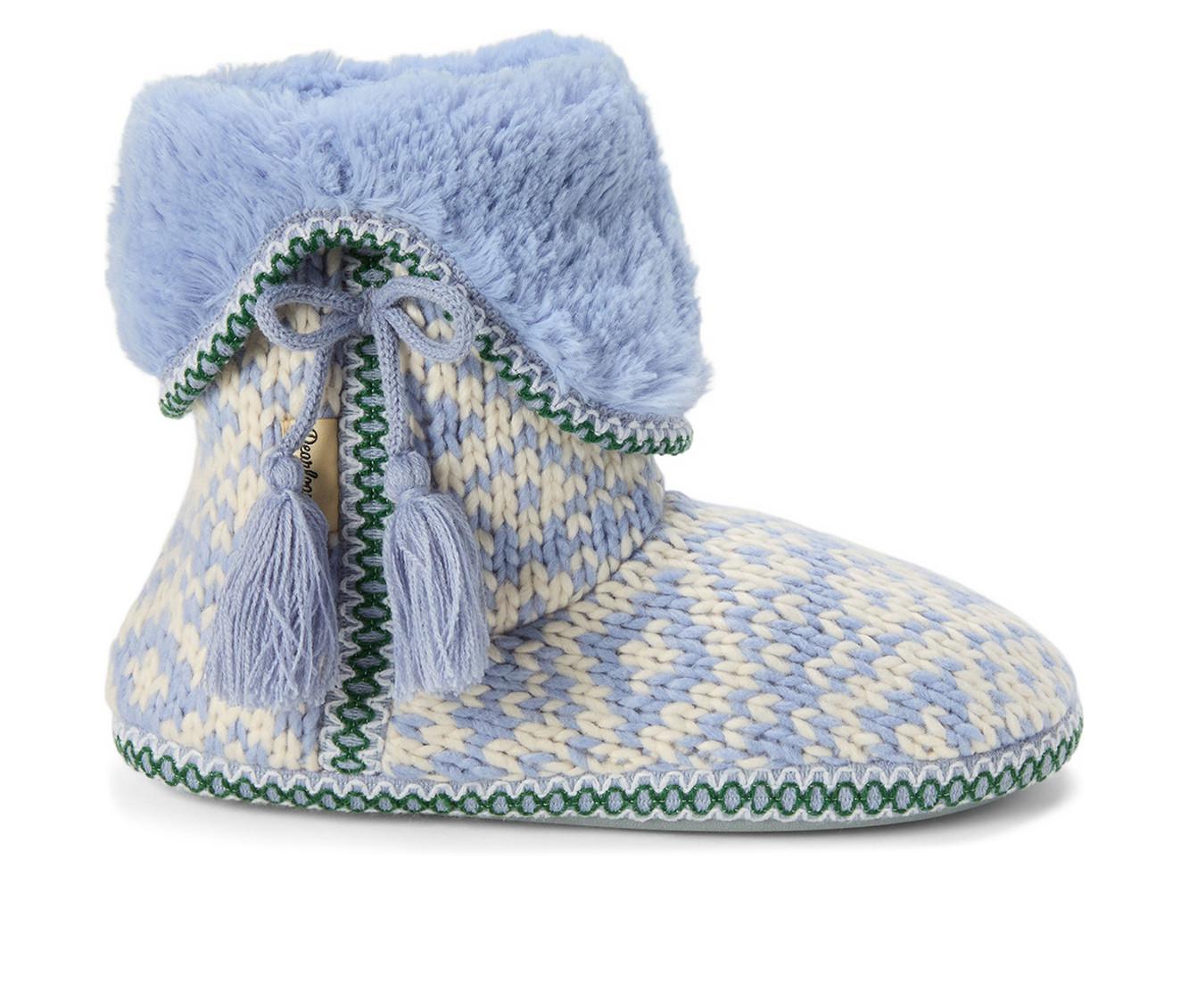 Dearfoams Becky Knit Bootie Slippers