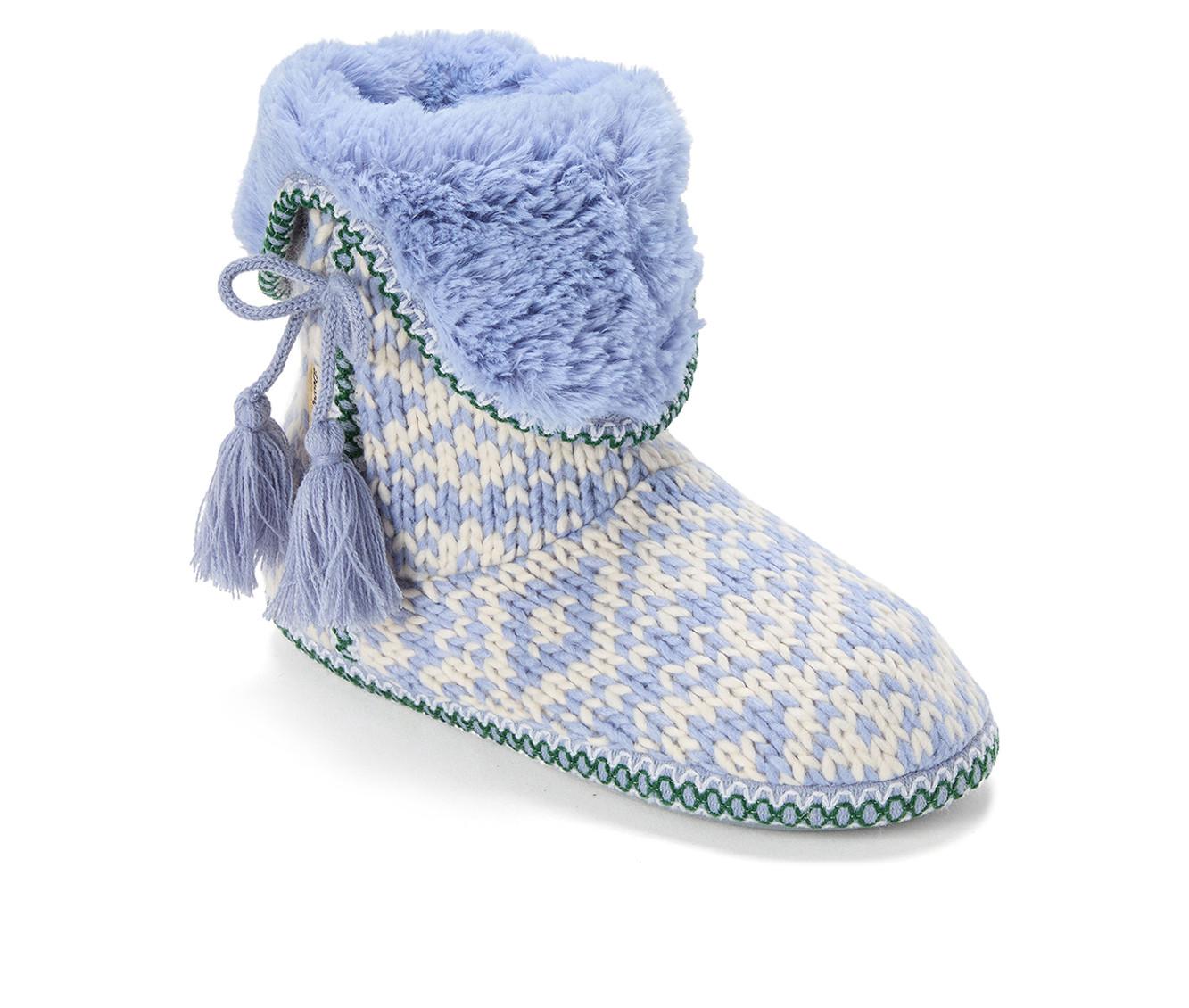 Dearfoams Becky Knit Bootie Slippers