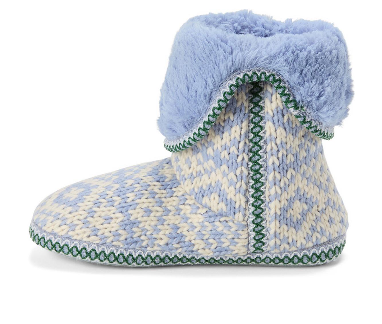 Dearfoams Becky Knit Bootie Slippers