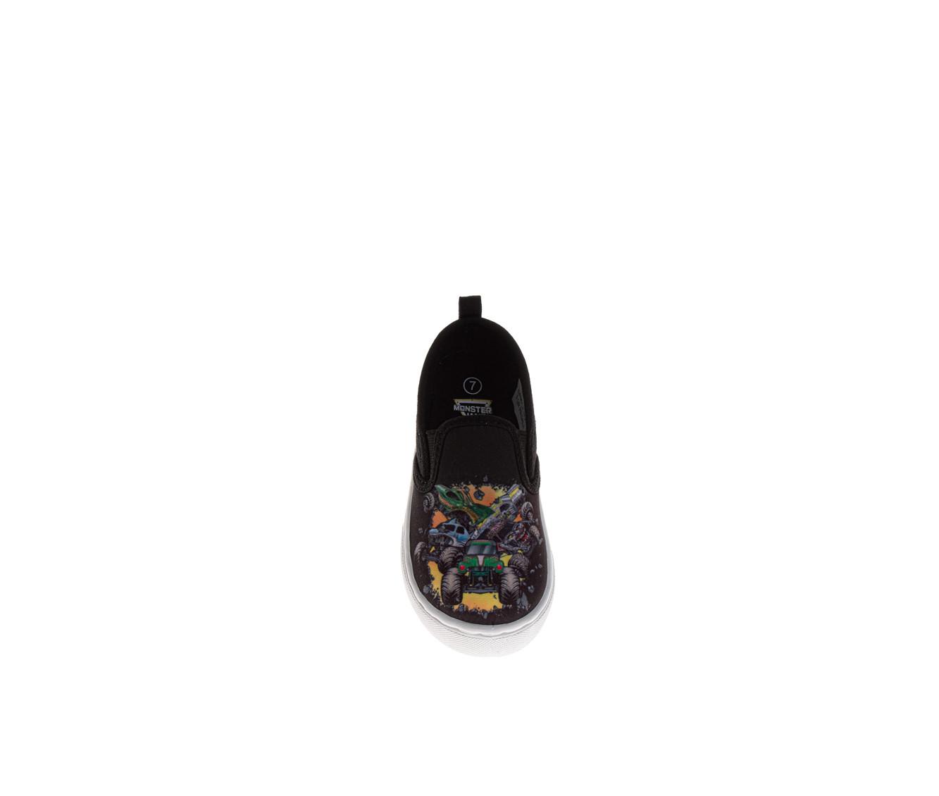 Boys' Monster Jam Toddler & Little Kid Monster Truck Slip On Shoes