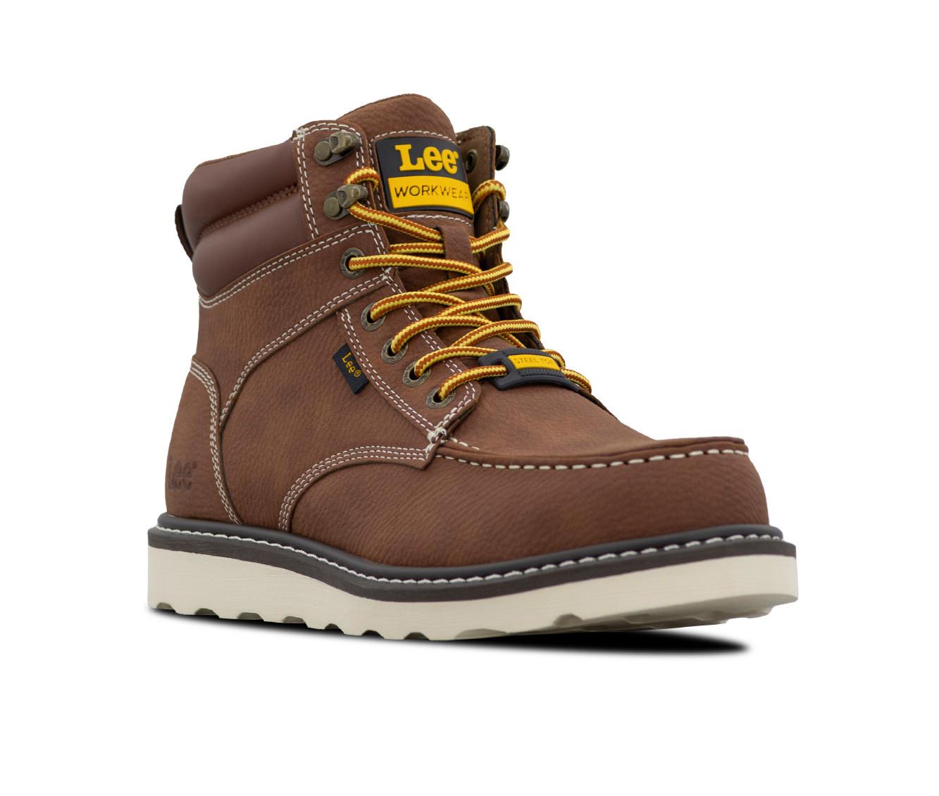 Men's Lee Footwear Russet ST Wide Boots