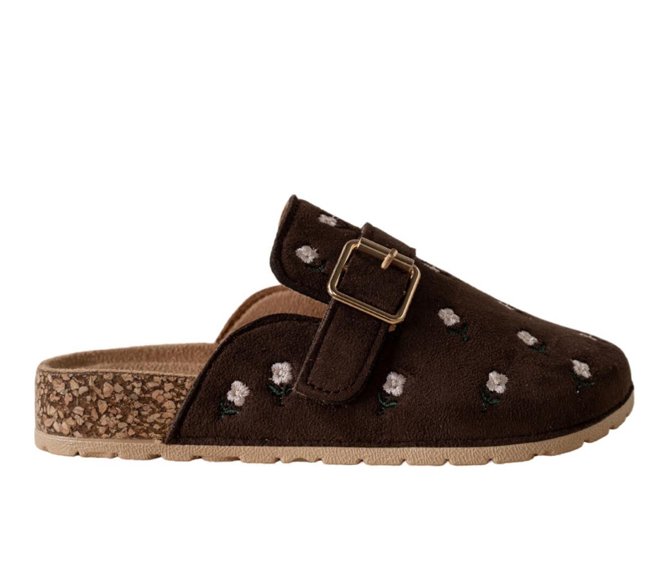 Girls' Bebe Little Kid Niam Embroidered Clogs