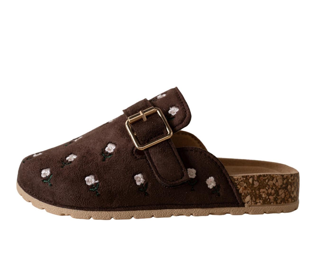 Girls' Bebe Little Kid Niam Embroidered Clogs