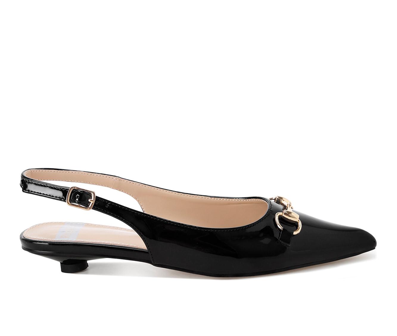Women's Rag & Co Bell Flower Kitten Heels