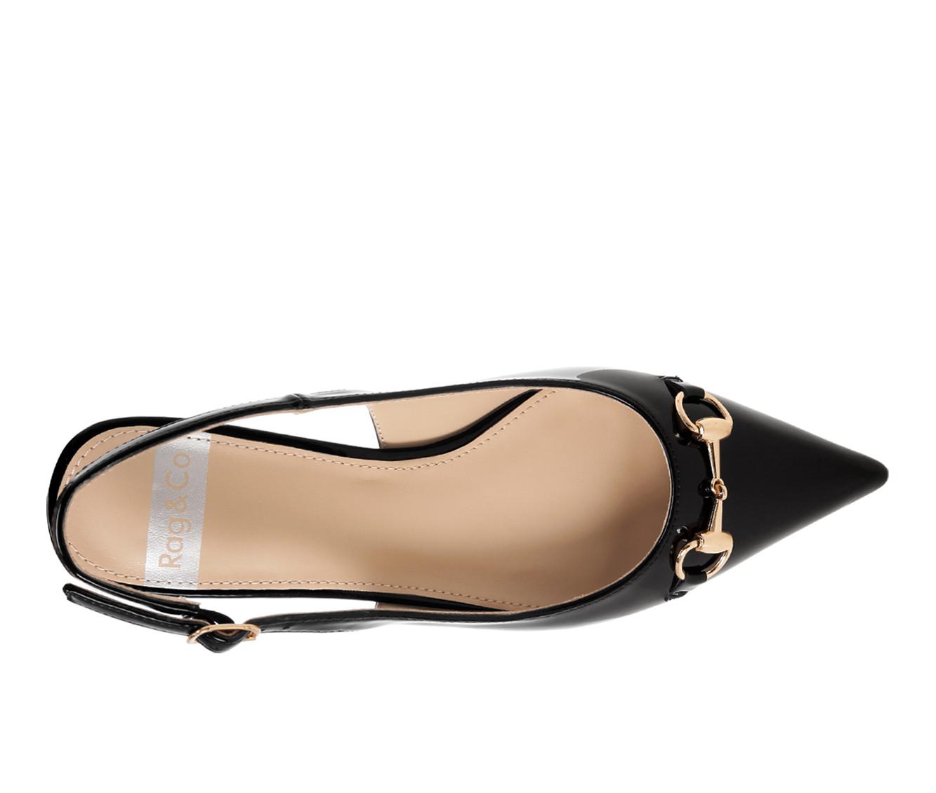 Women's Rag & Co Bell Flower Kitten Heels