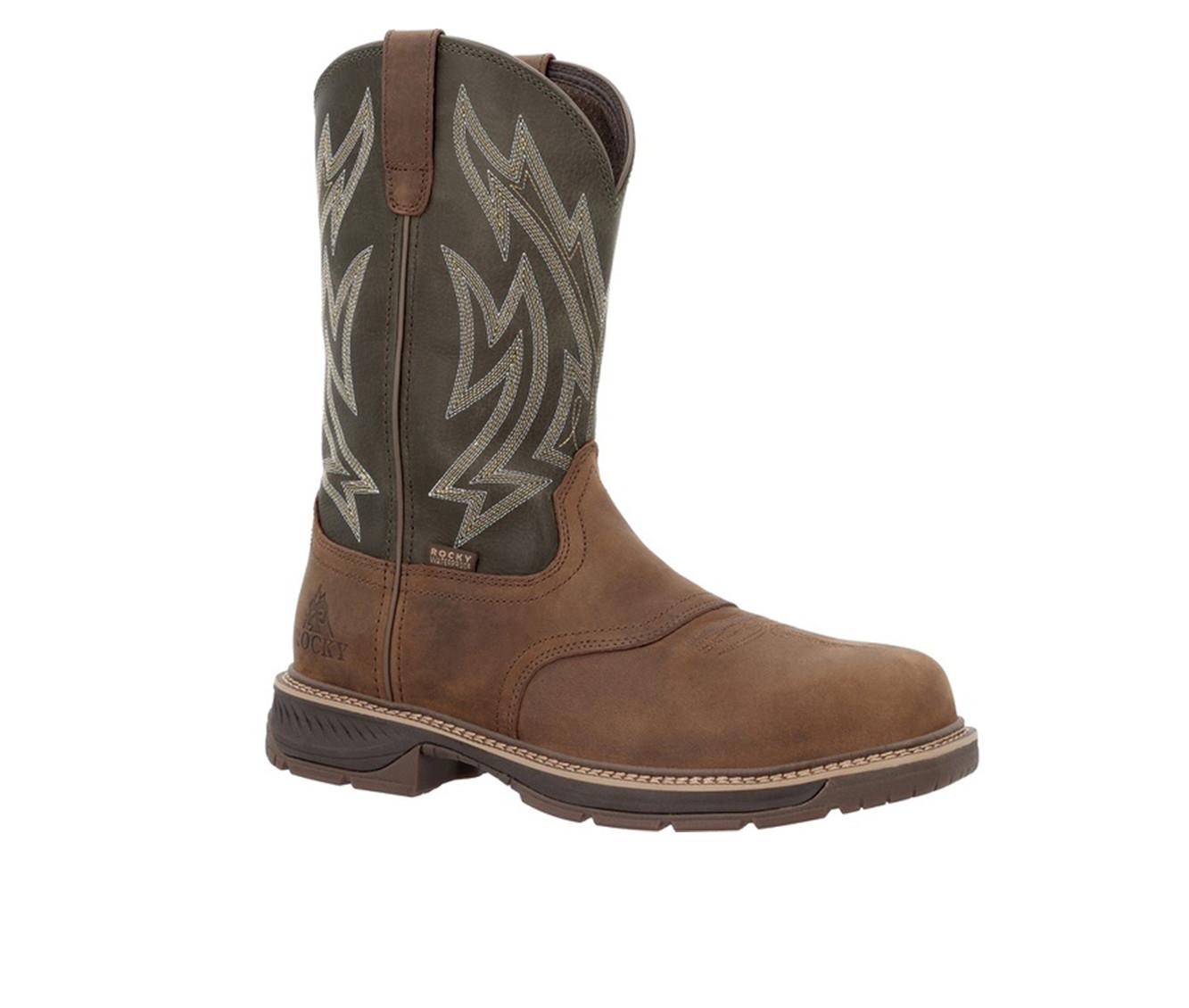 Rocky Ride LTE Carbon Toe Cowboy Boots | Shoe Carnival