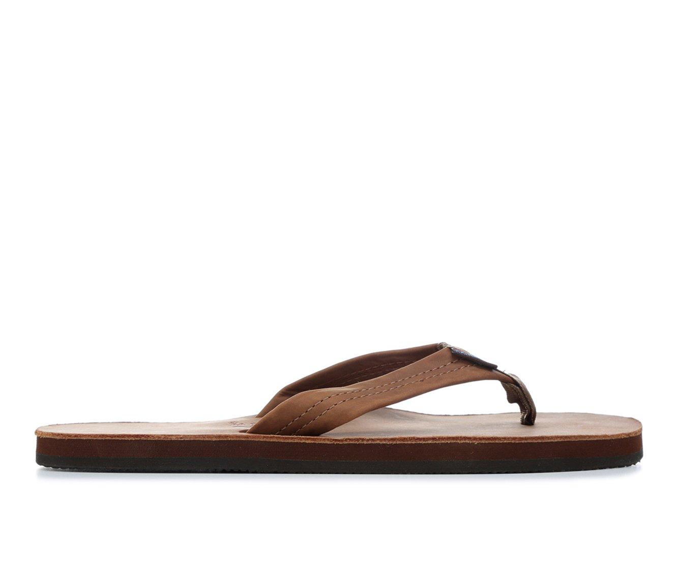 Rainbow men's leather 301 best sale flip flops