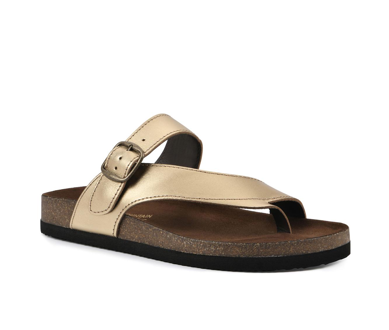 Women's White Mountain Carly Footbed Sandals