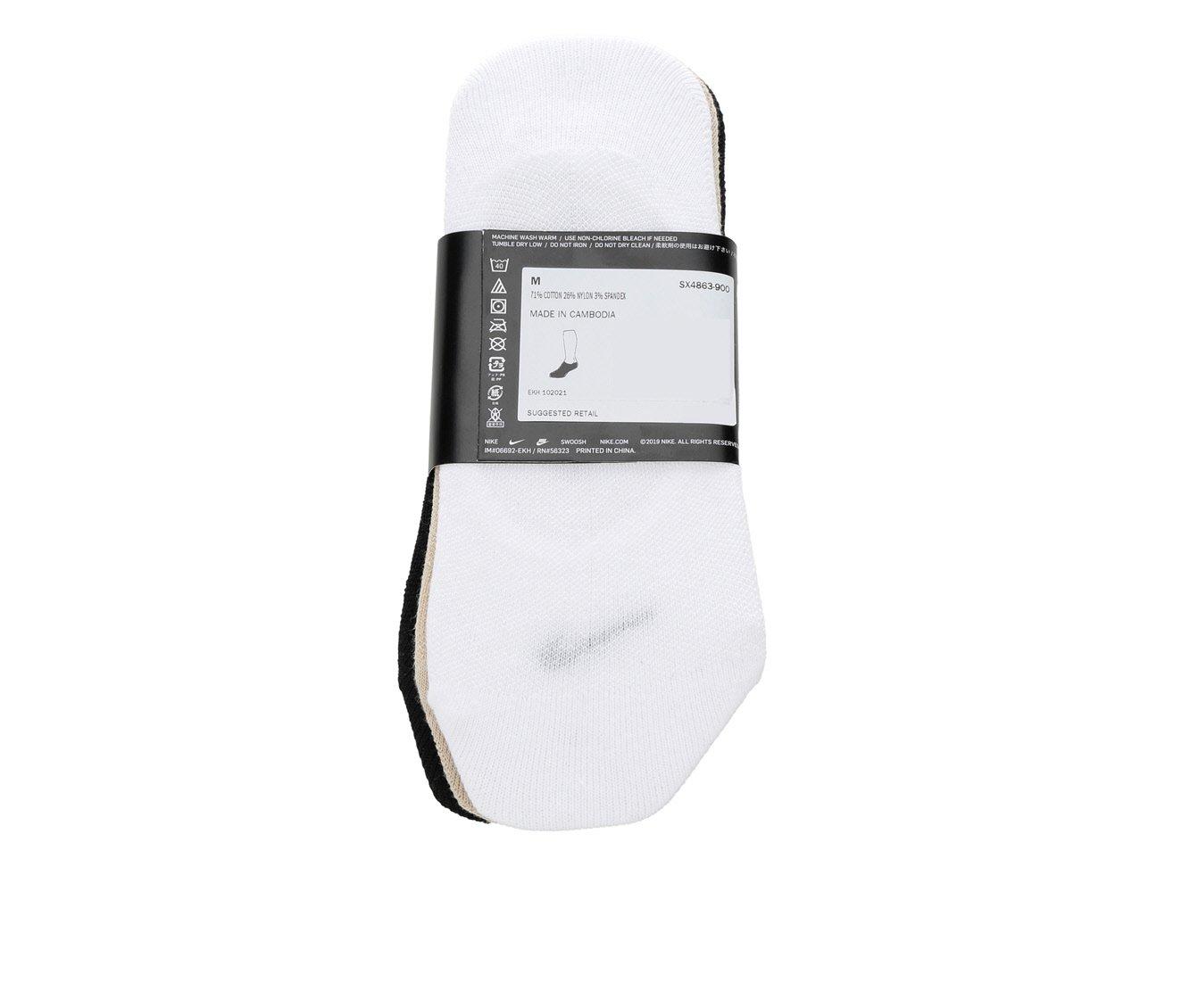 Nike 3 Pair Everyday Lightweight Footie Socks