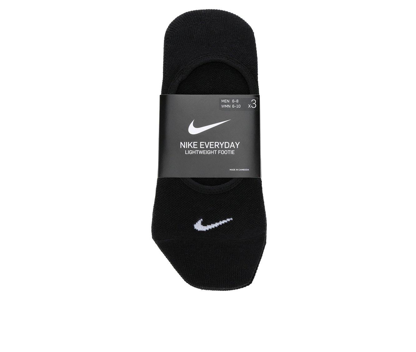 Nike 3 Pair Everyday Lightweight Footie Socks