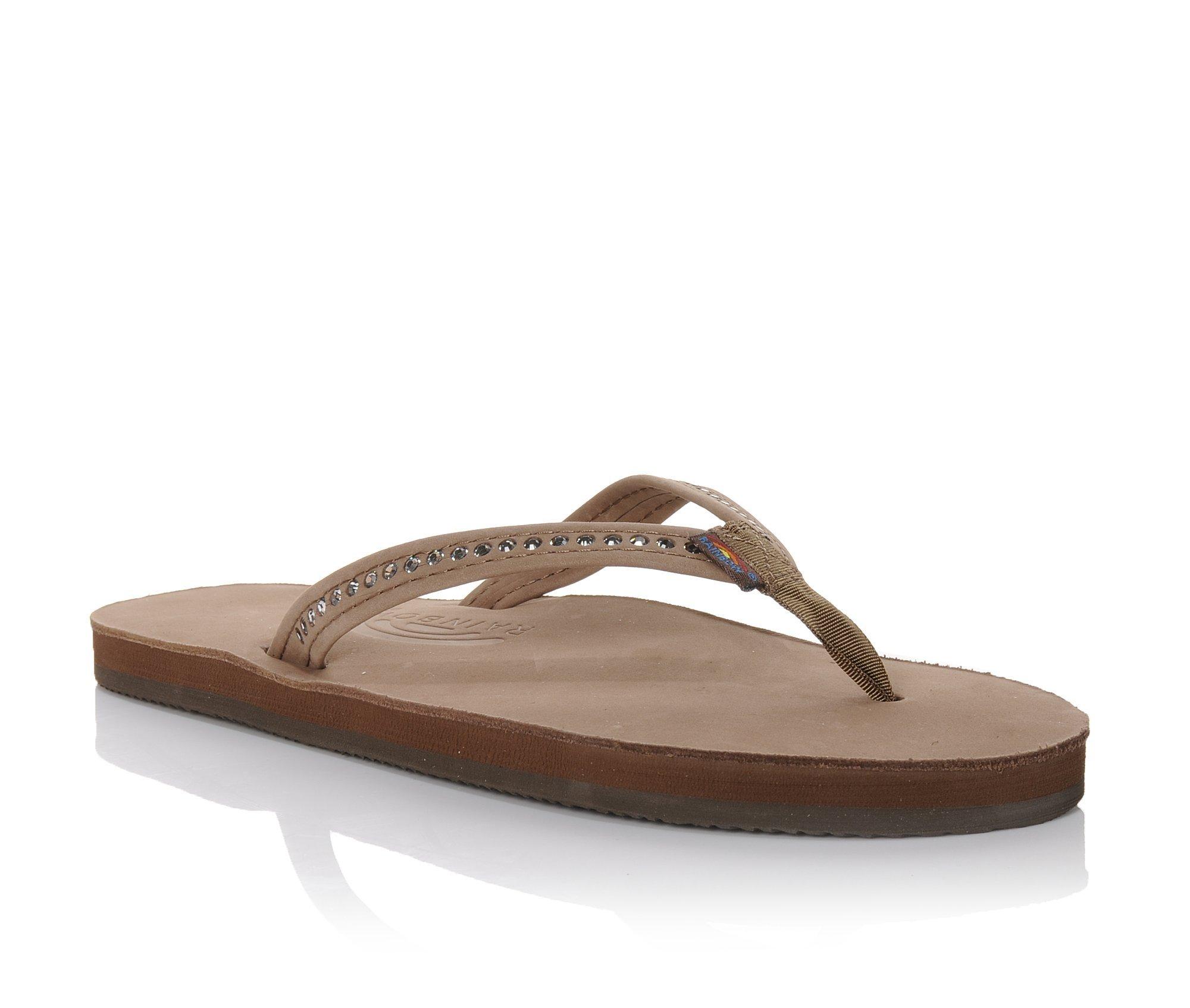 Crystal 2024 rainbow sandals