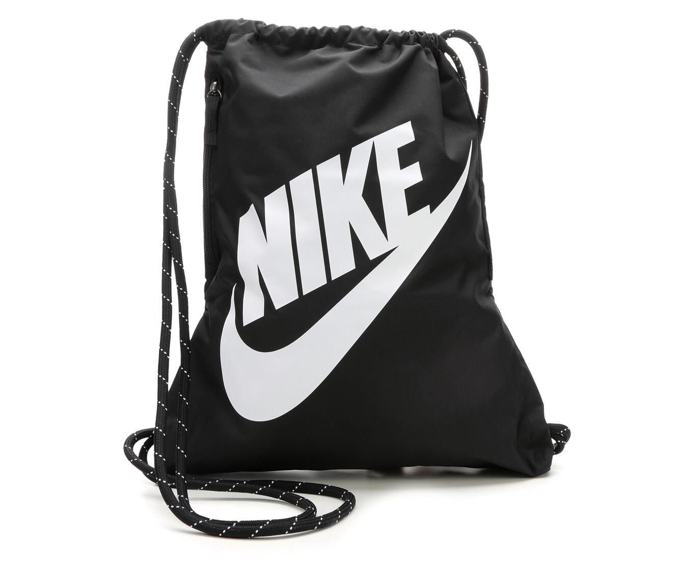 Nike Heritage Drawstring Bag Black