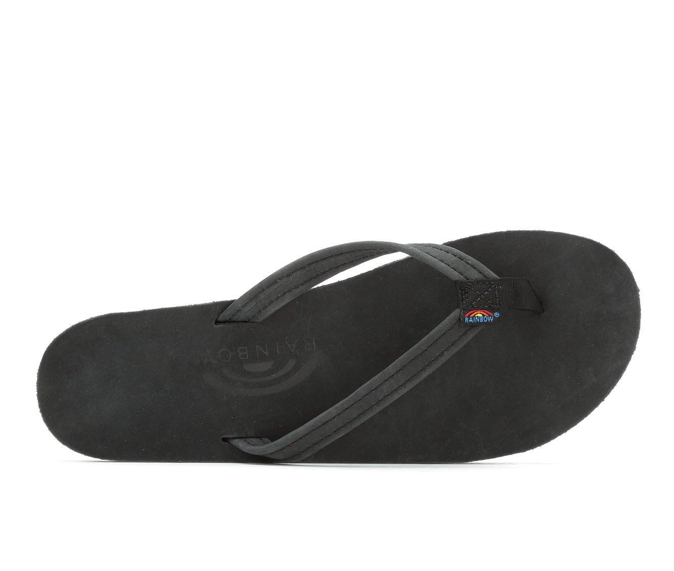 Women's Rainbow Sandals Single Layer Premier Leather -301ALTSN Flip-Flops