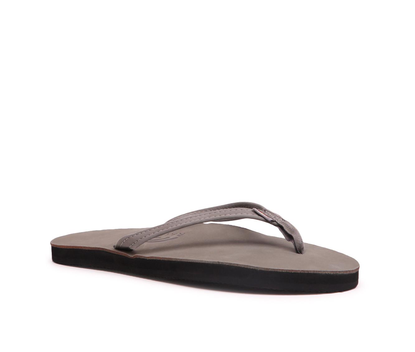 Women's Rainbow Sandals Single Layer Premier Leather -301ALTSN Flip-Flops
