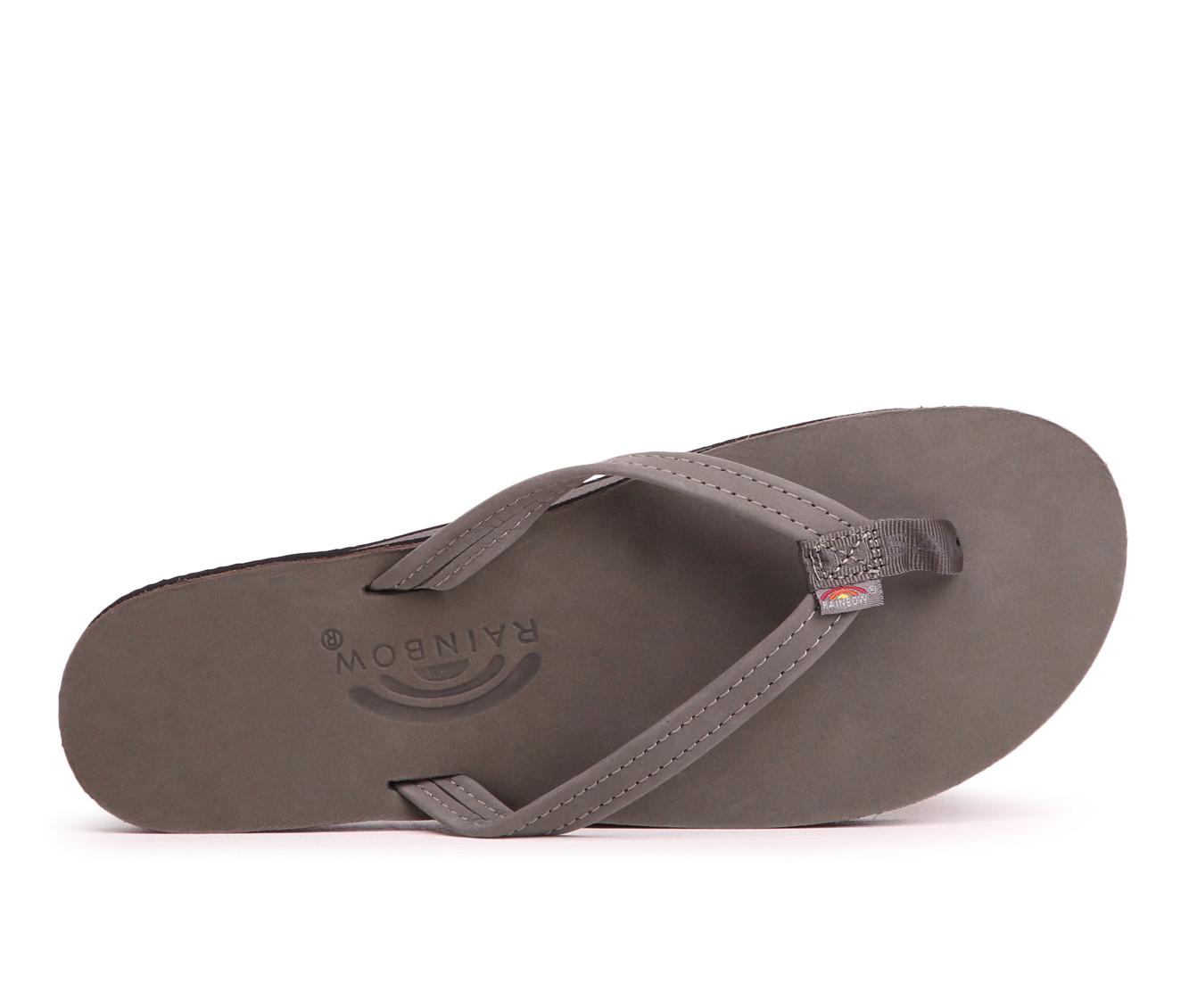 Women's Rainbow Sandals Single Layer Premier Leather -301ALTSN Flip-Flops
