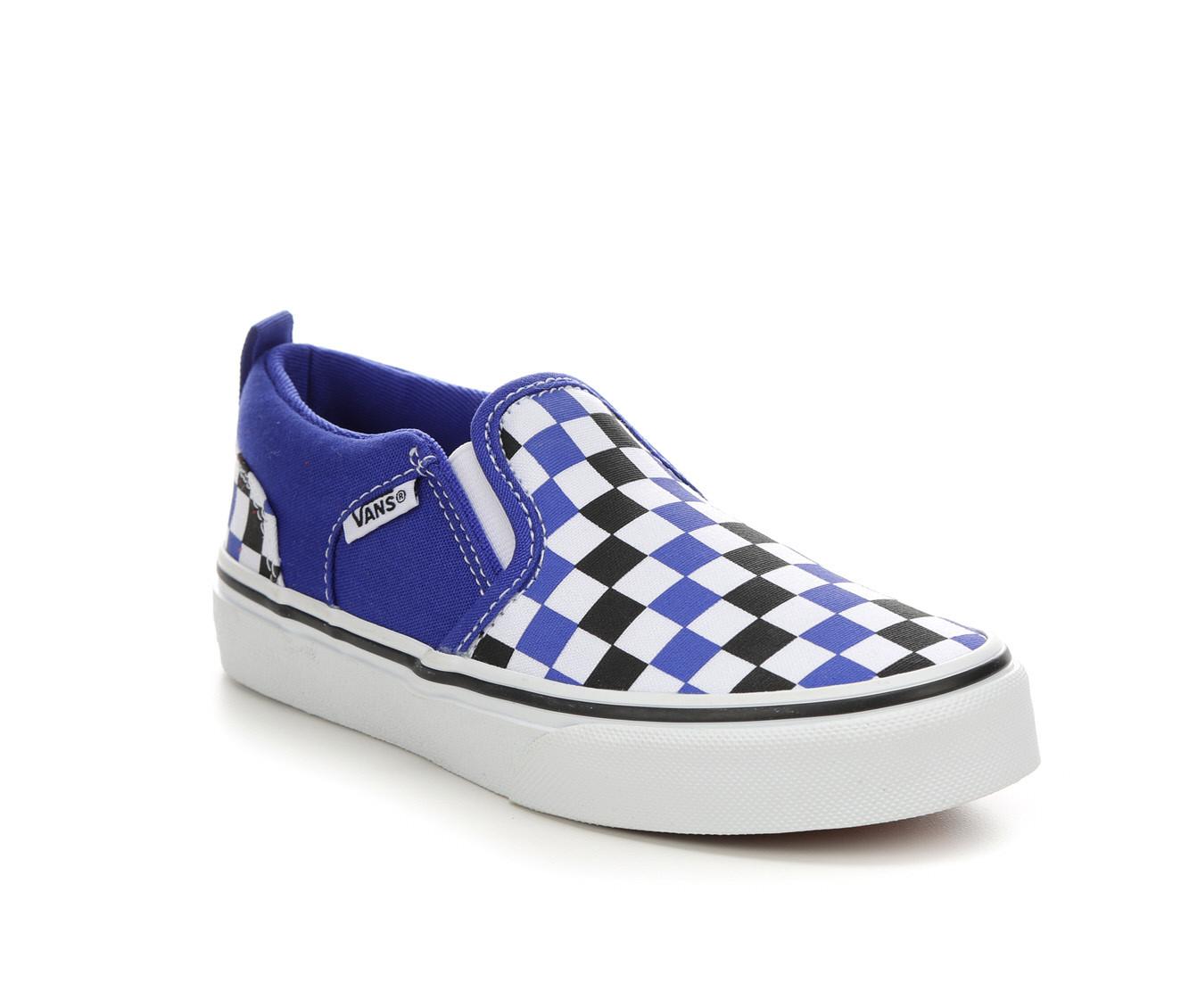 Vans asher boys' shop checkered skate shoes