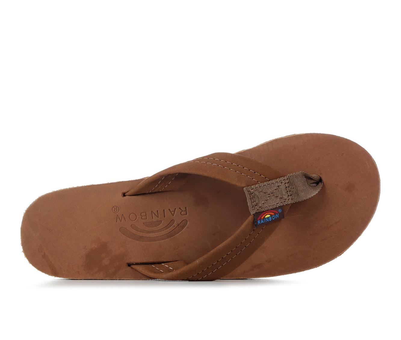 Women's Rainbow Sandals Premier Leather Double Layer -302ALTS Flip-Flops