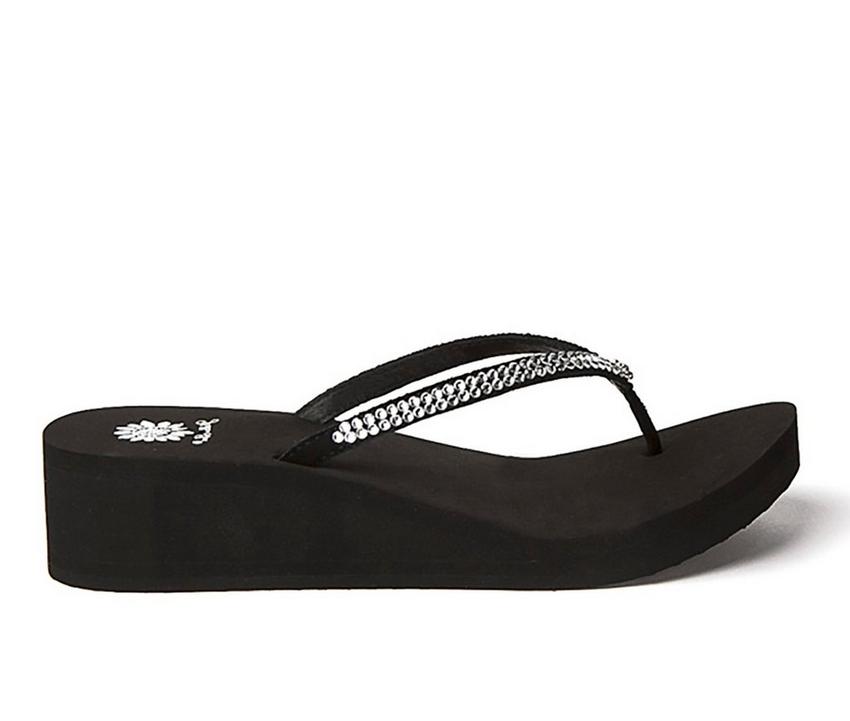 Women's Yellow Box Custard Wedge Flip-Flops | Shoe Carnival Women's Yellow Box Custard Wedge Flip-Flops | Shoe Carnival