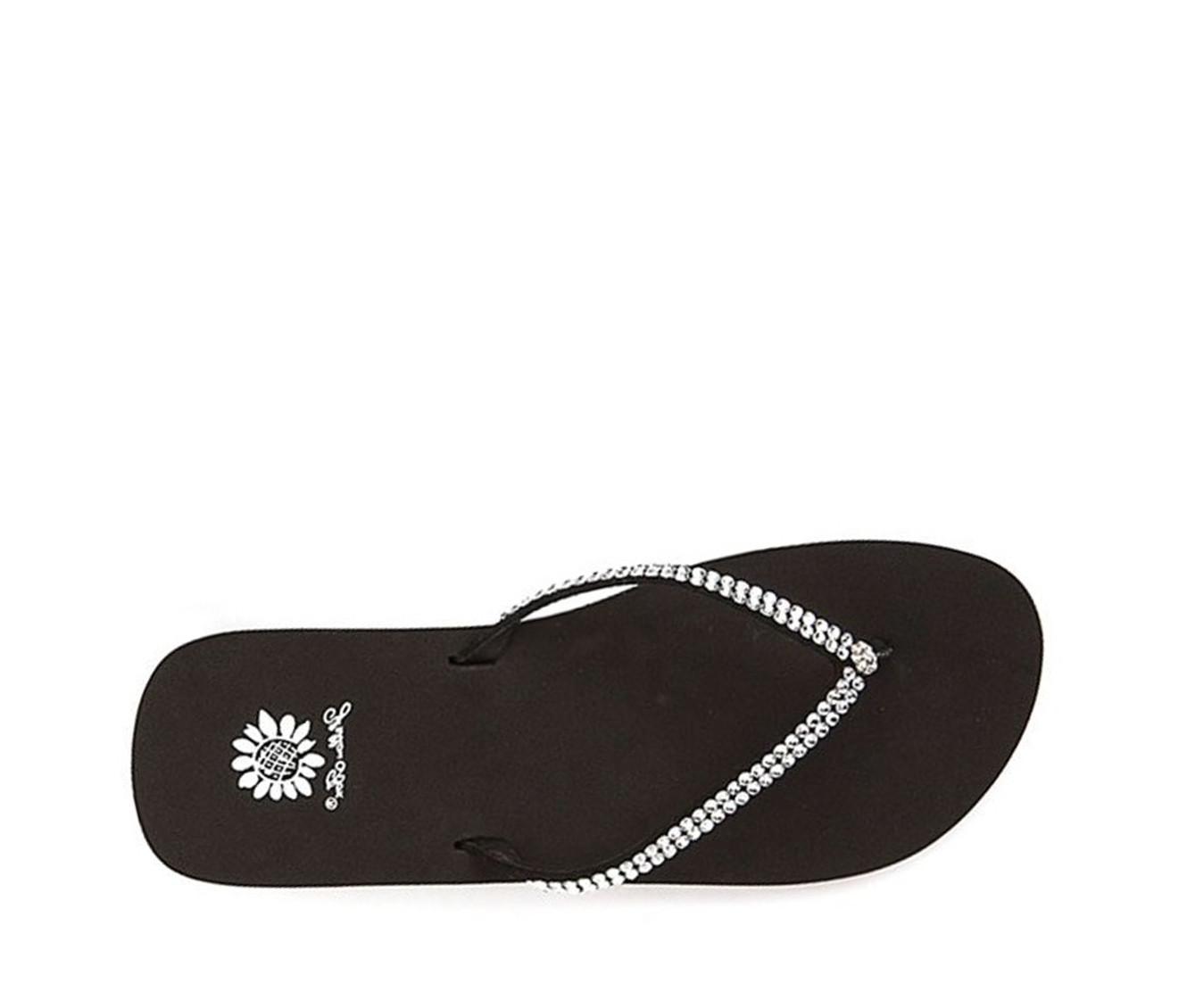 Women's Yellow Box Jello Flip-Flops